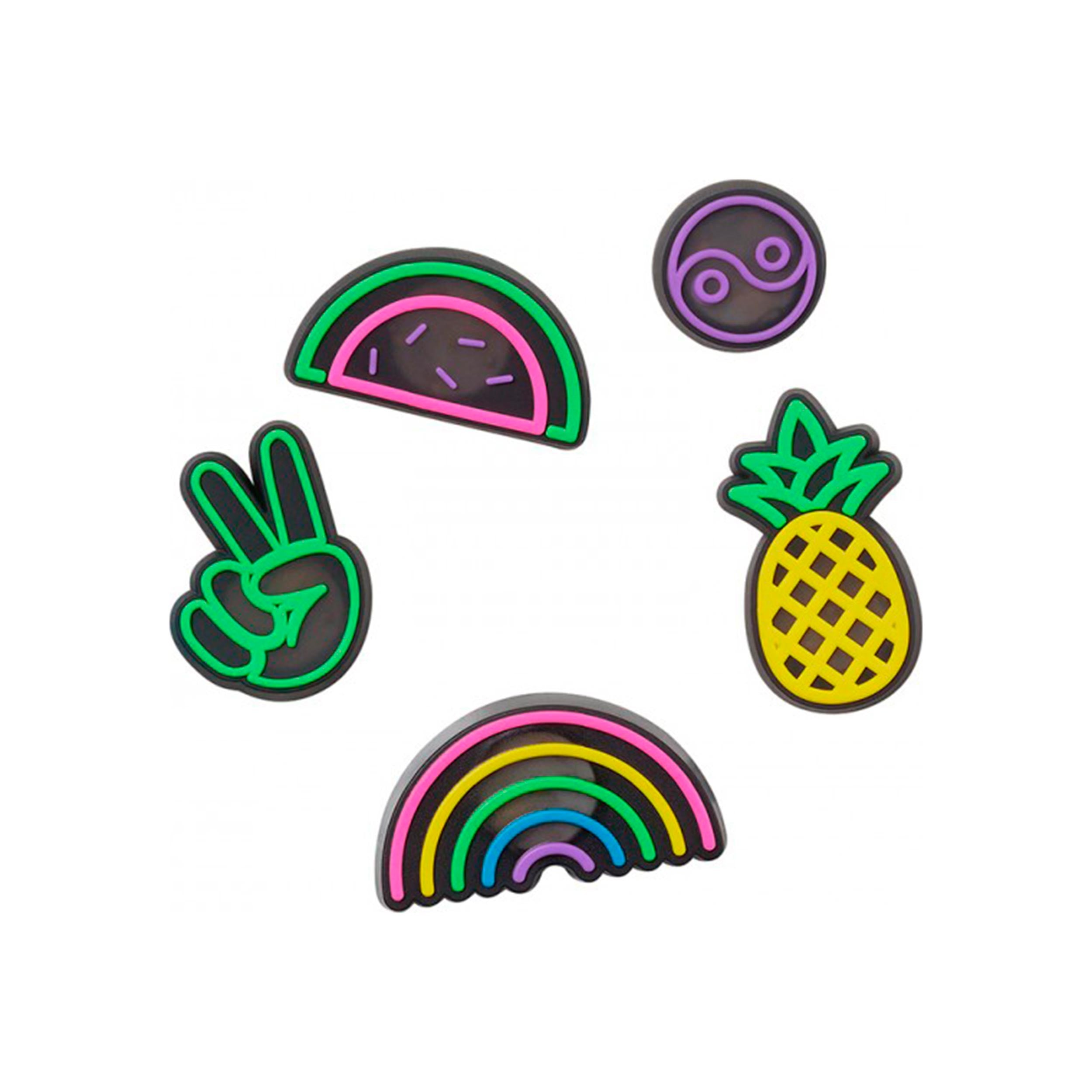 Crocs Lights Up Fun Sonstiges Pack de 5 Unisex - multicolor