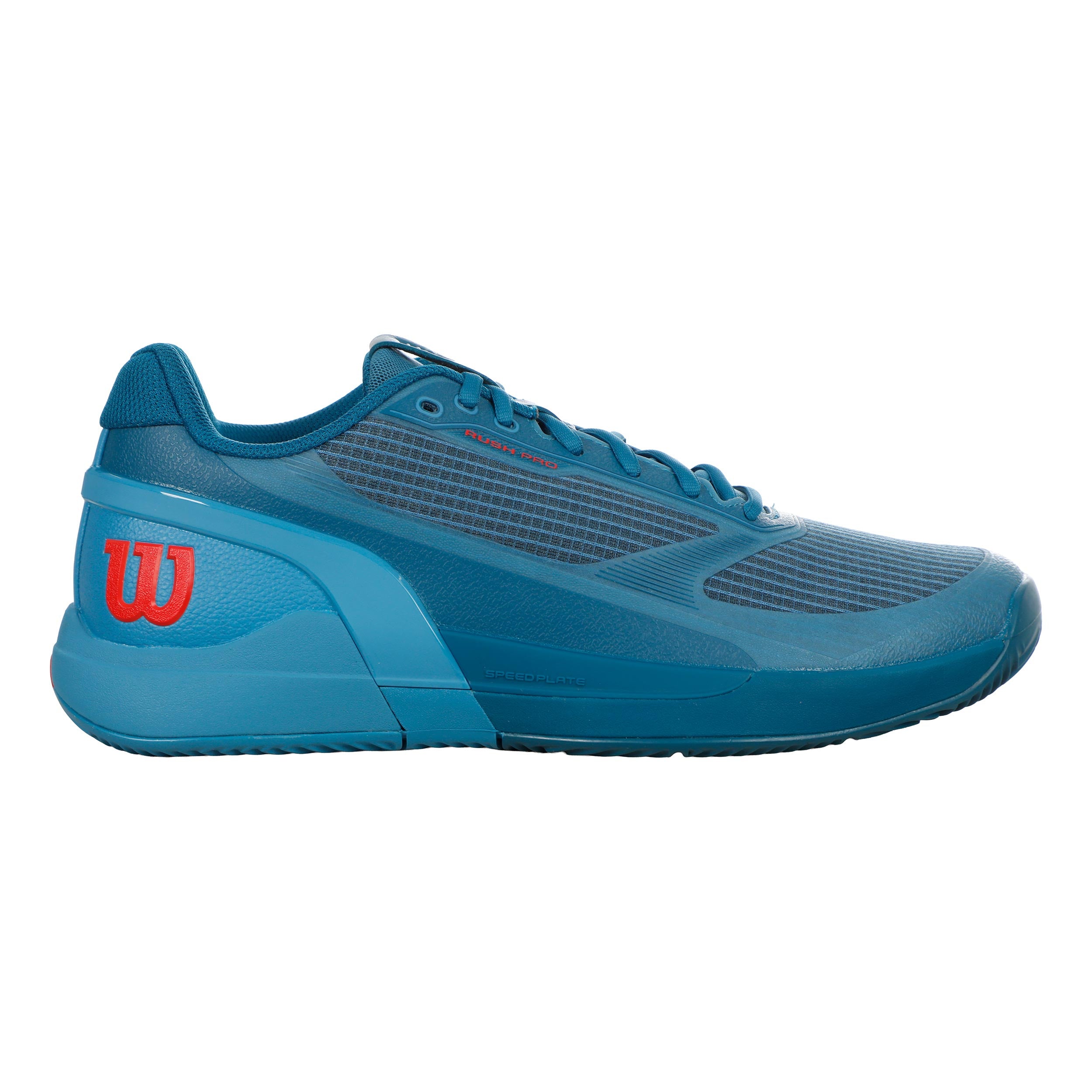 Wilson Rush Pro 5 Zapatilla tierra batida Hombres - azul, coral