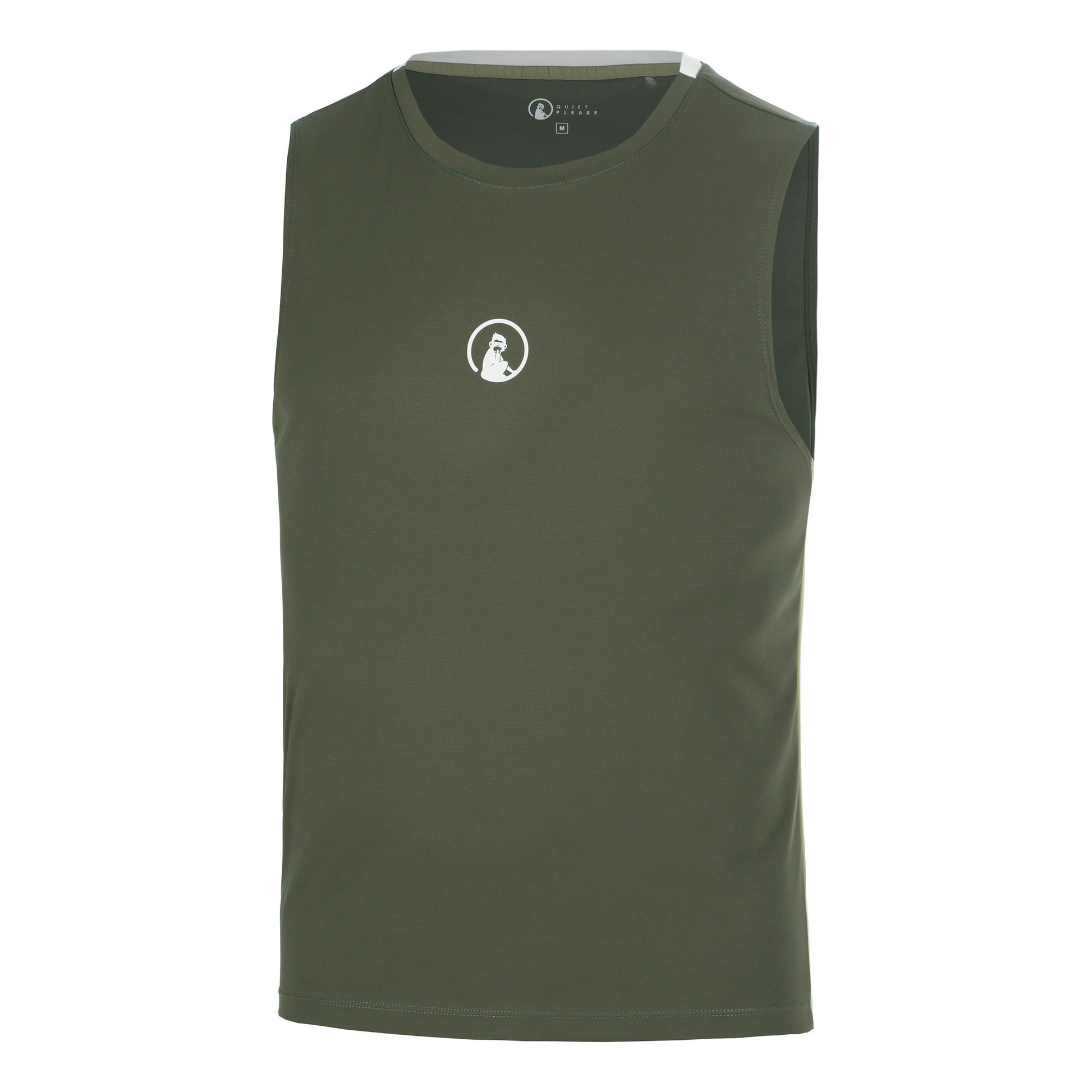 Quiet Please Memories Winner Tech Camiseta de tirantes Hombres - verde oscuro