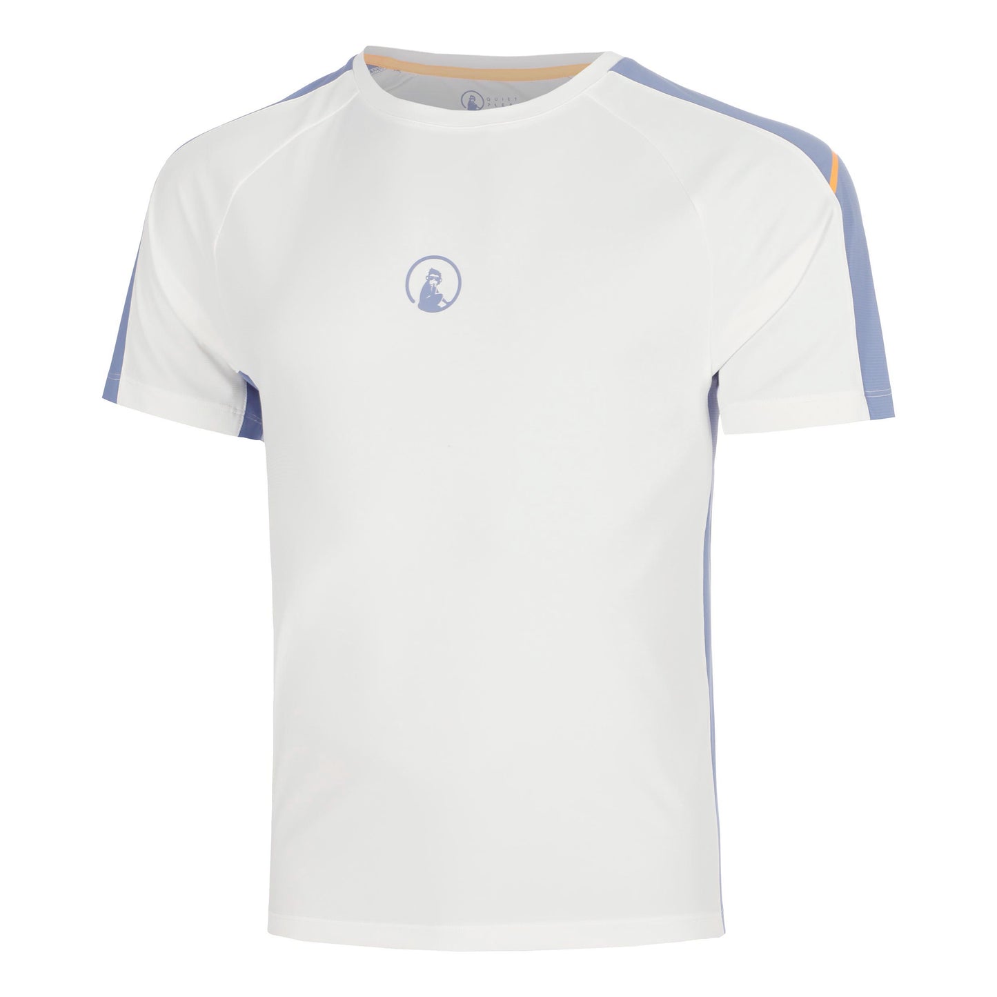 Quiet Please Glow Winner Tech Camiseta de manga corta Hombres - crema