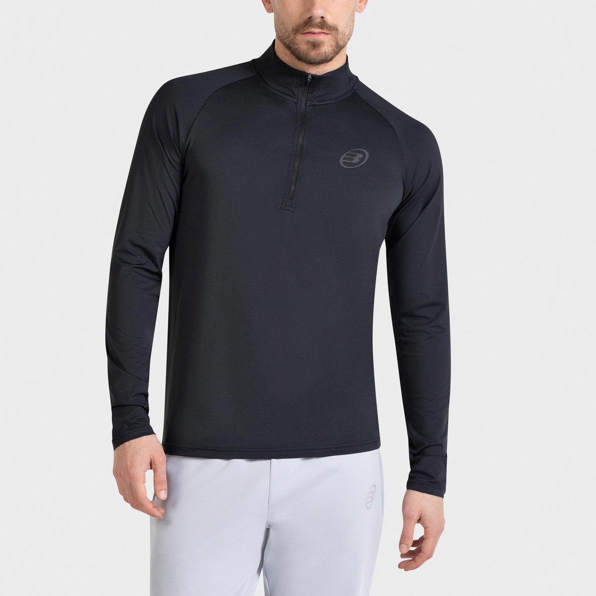 Bullpadel Bisol Camiseta de manga larga Hombres - negro