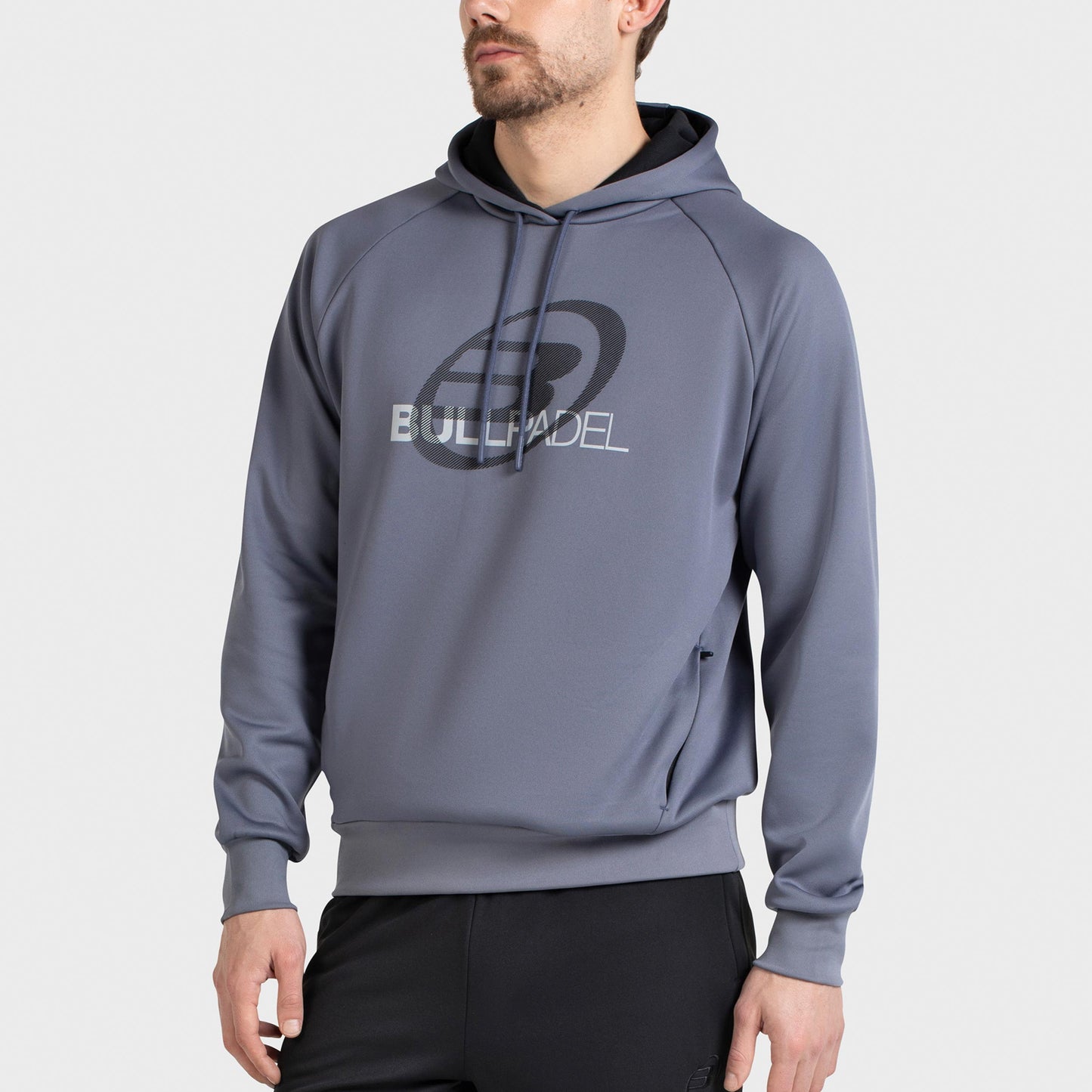 Bullpadel Eira Sudadera con capucha Hombres - gris