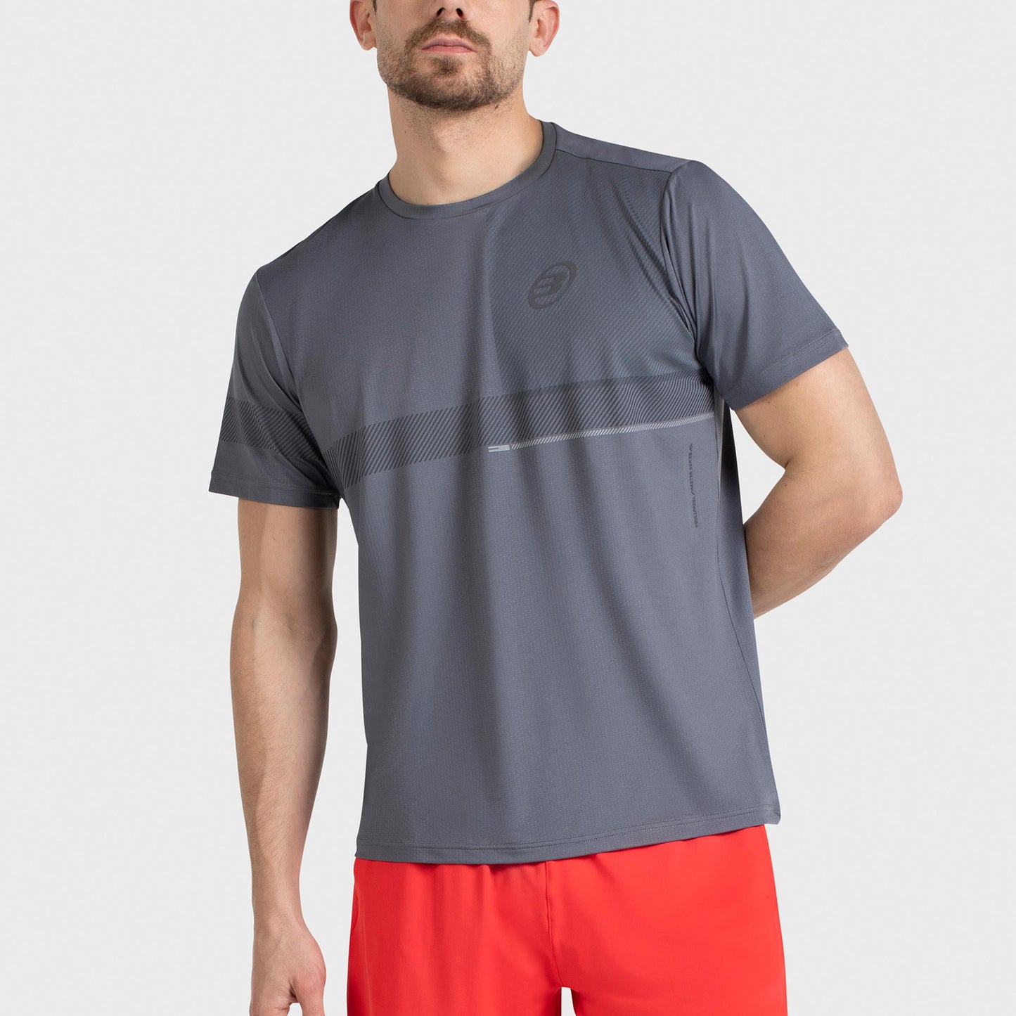 Bullpadel Milon Camiseta de manga corta Hombres - gris