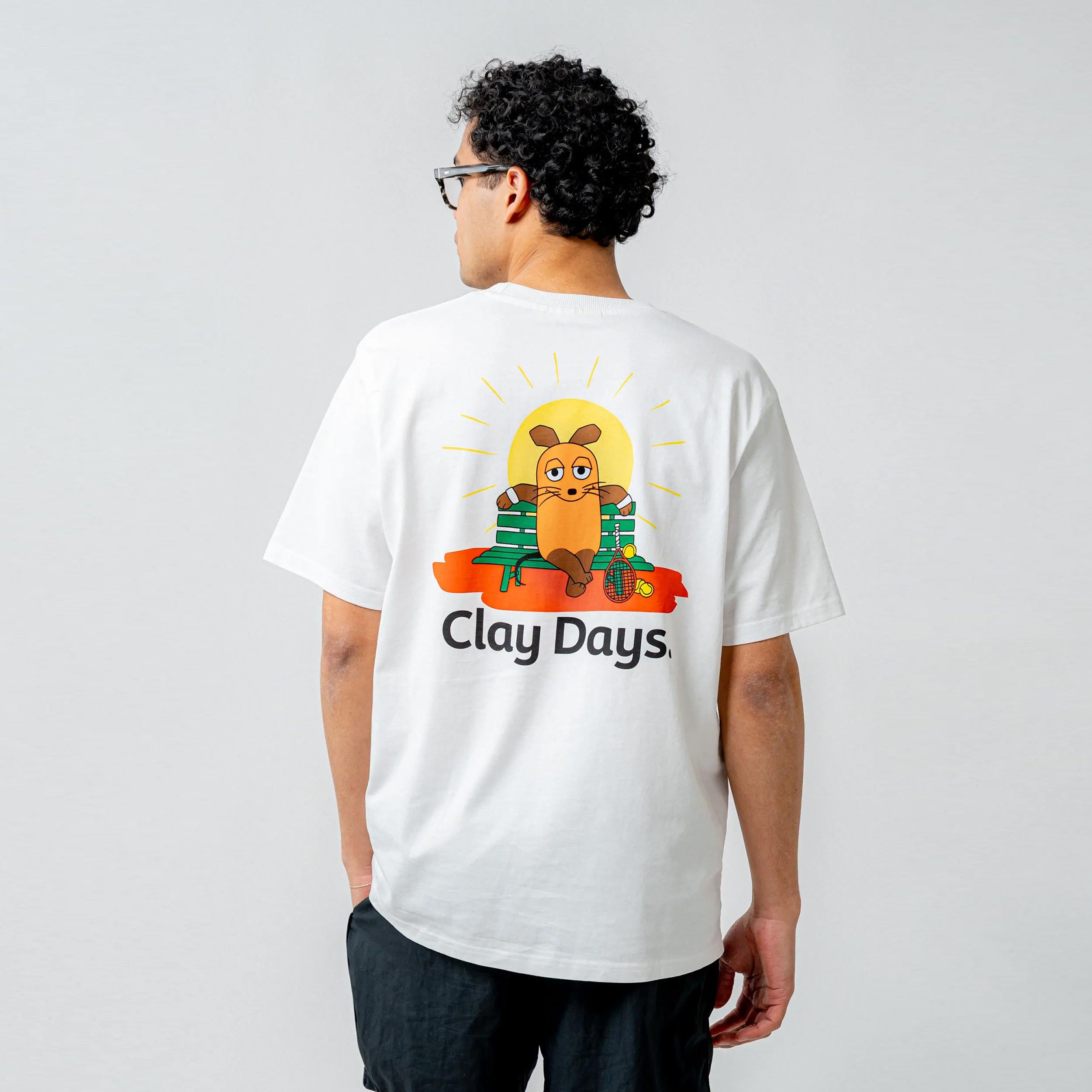 Lobster & Lemonade Maus Clay Days – '94 Campus Camiseta de manga corta Unisex - blanco