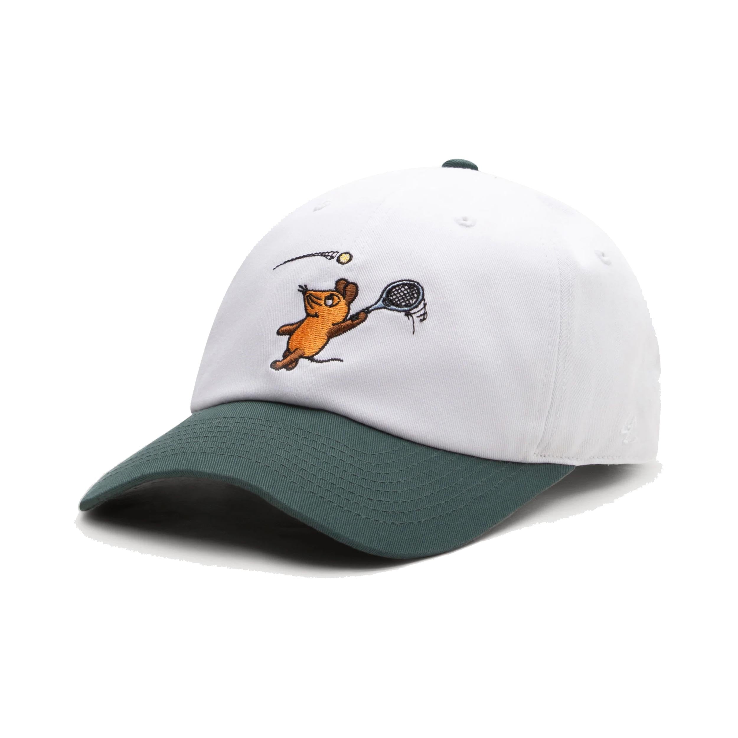 Lobster & Lemonade Maus Tennis – '09 Polo Gorra Unisex - blanco, verde
