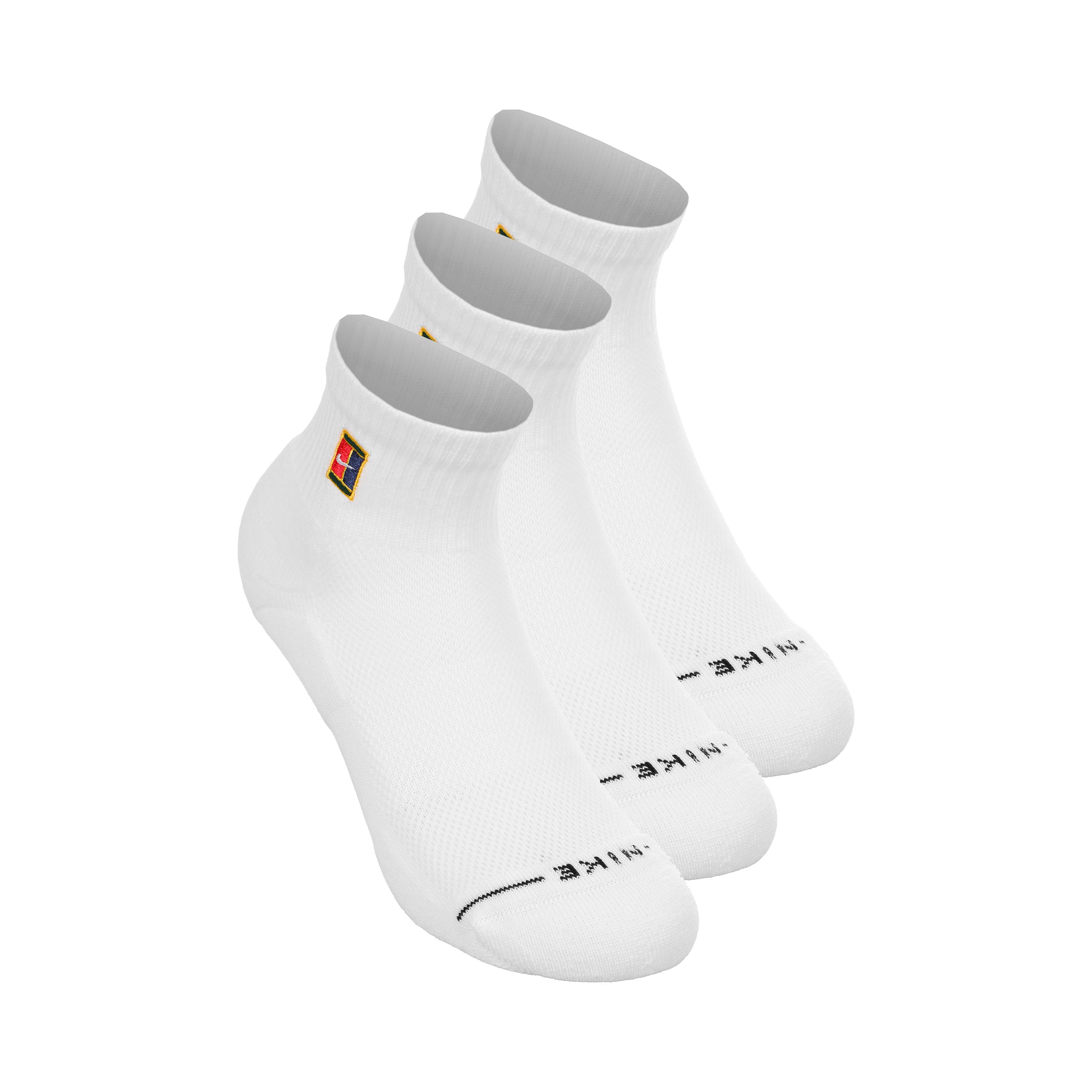 Nike Ankle Calcetines de tenis Pack de 3 Unisex - blanco