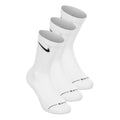 Crew Calcetines de tenis Pack de 3 Unisex - blanco