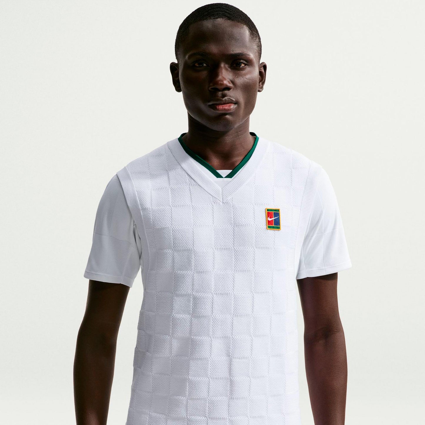 Nike Court Slam  Chaleco Hombres - blanco
