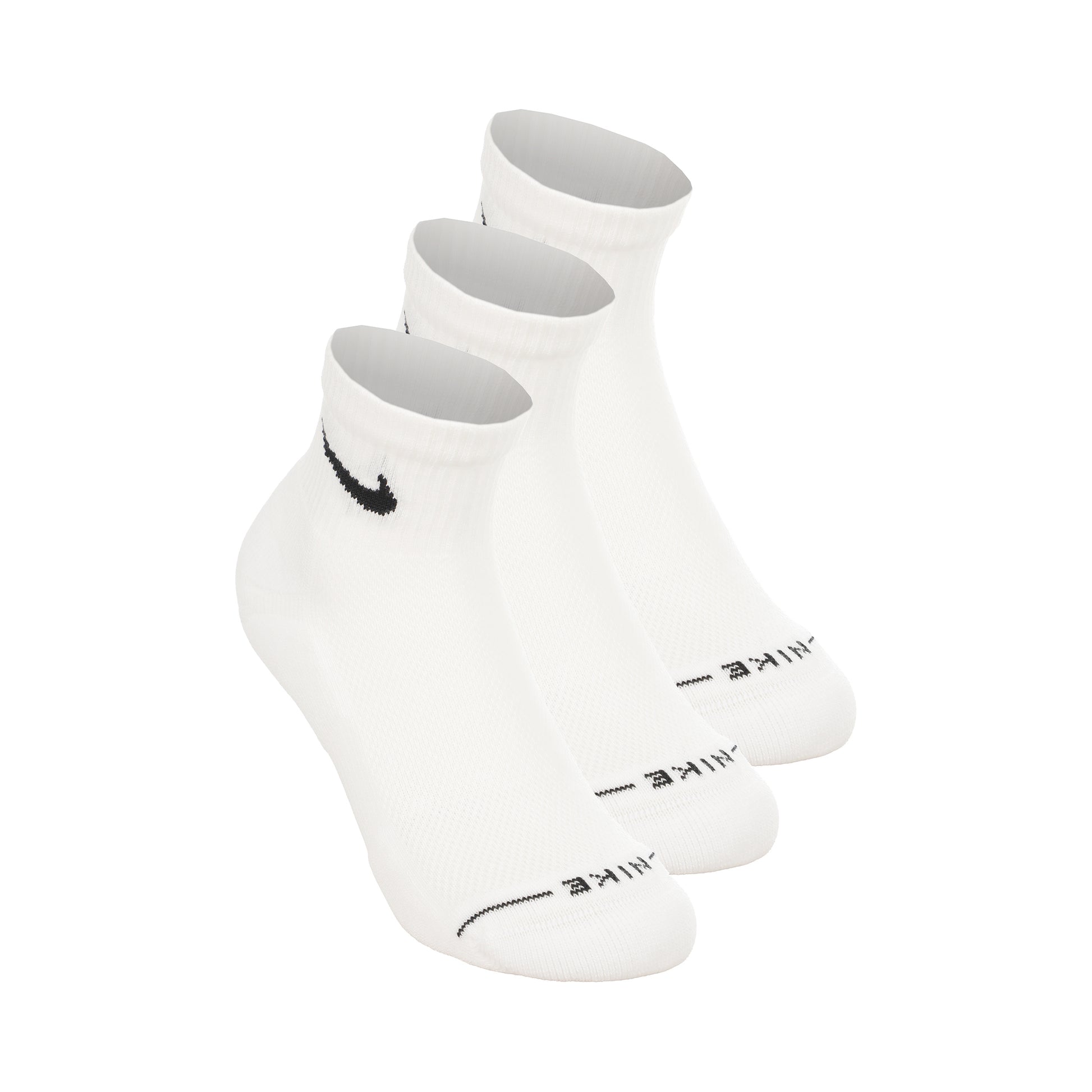Nike Ankle Calcetines de tenis Pack de 3 Unisex - blanco