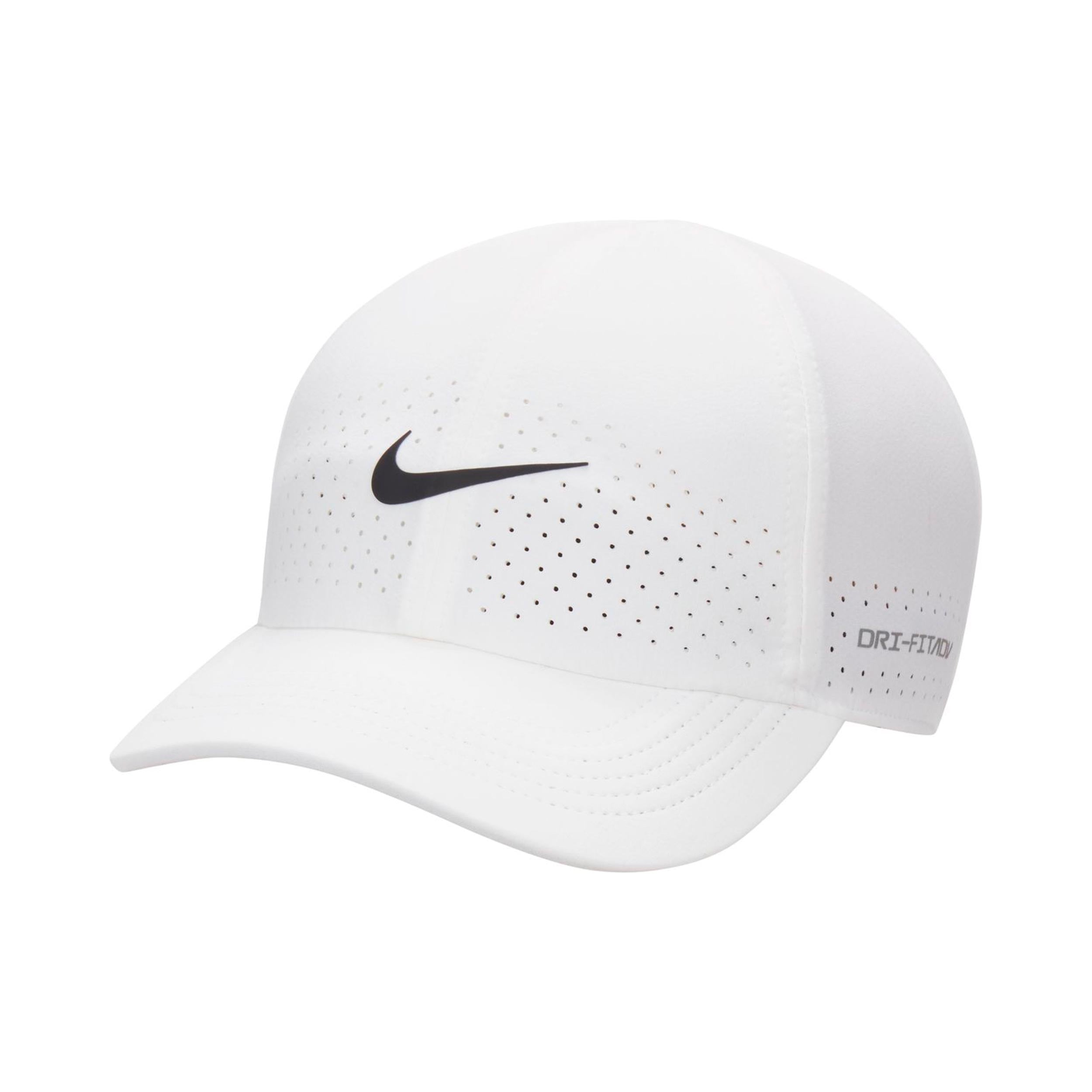 Nike Dri-Fit Advantage Club Gorra Unisex - blanco, negro