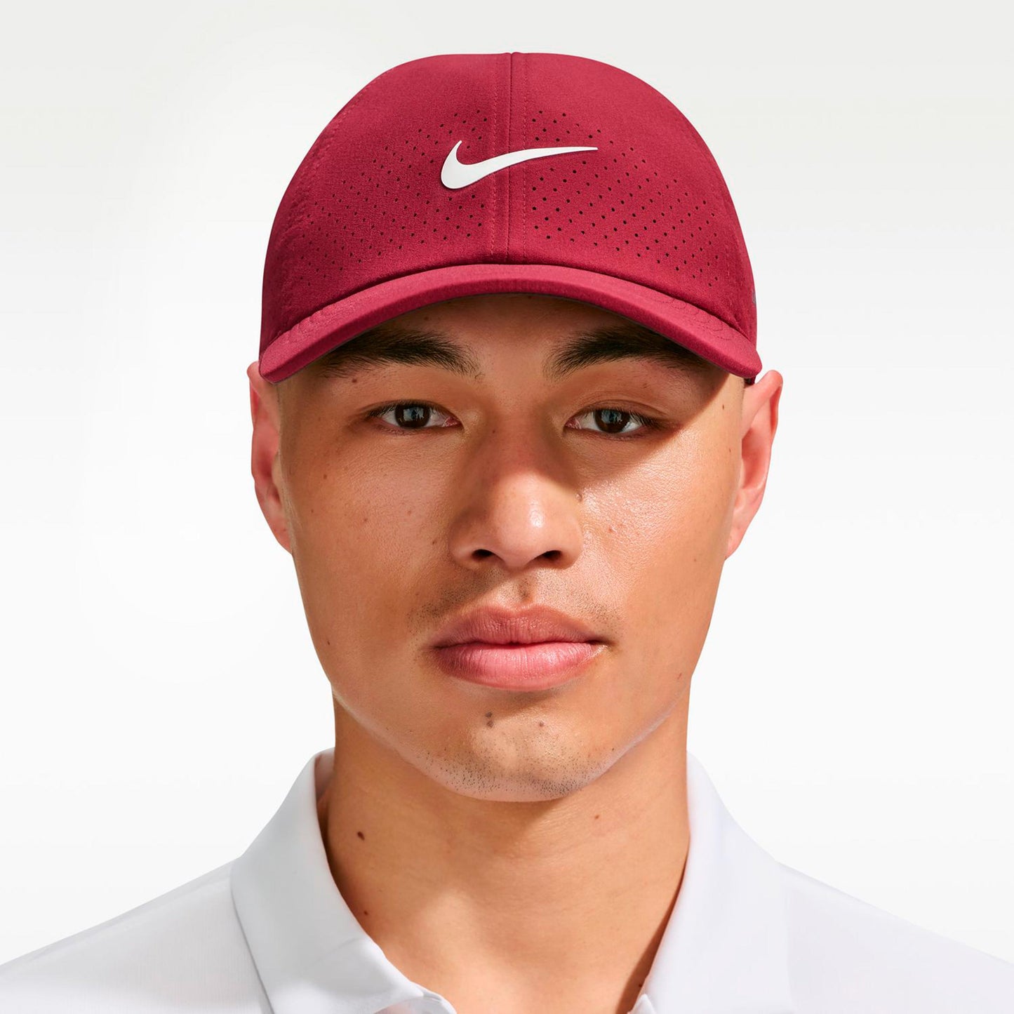 Nike Dri-Fit Advantage Club Gorra Unisex - rojo vino, crema