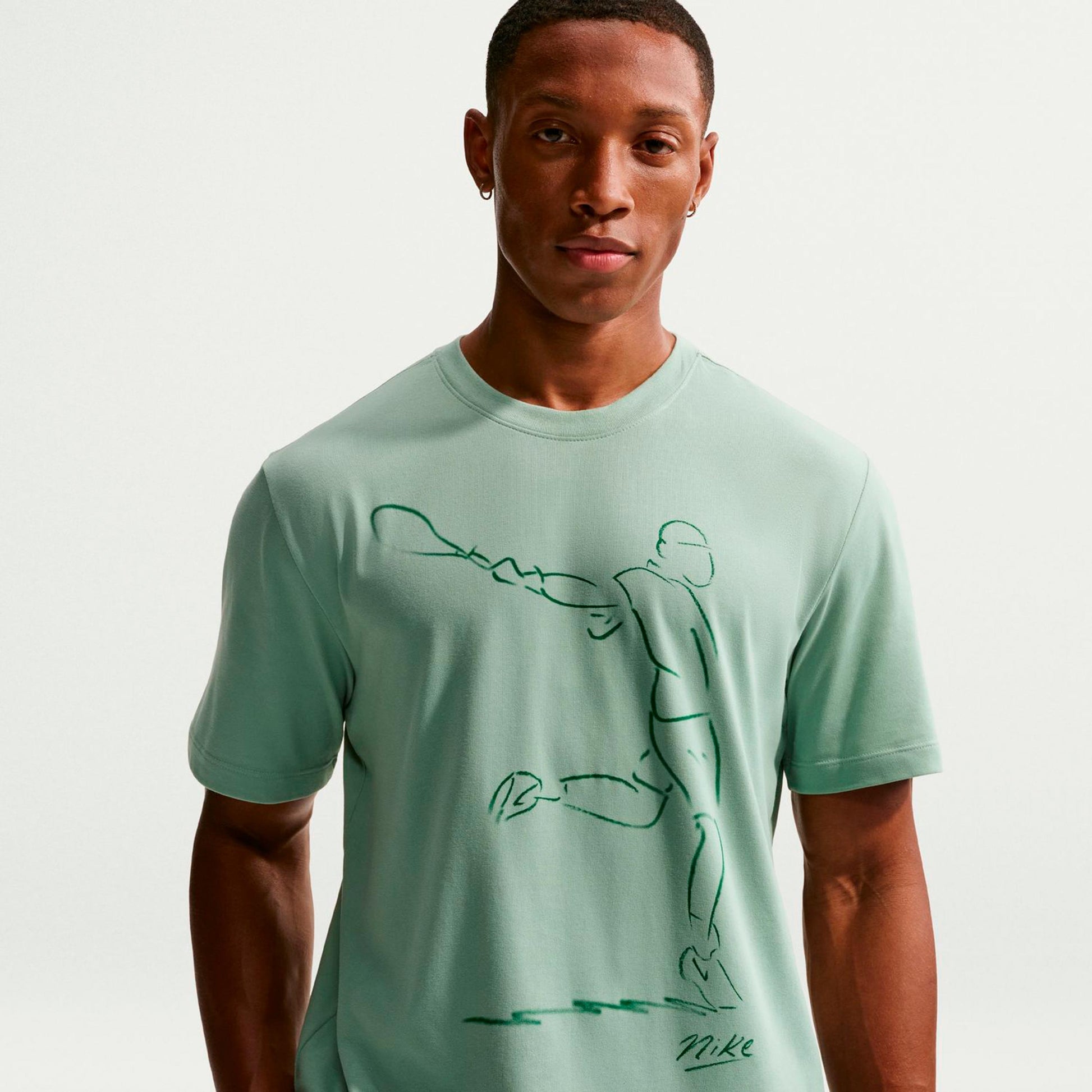 Nike Court Dri-Fit Camiseta de manga corta Hombres - blanco rot