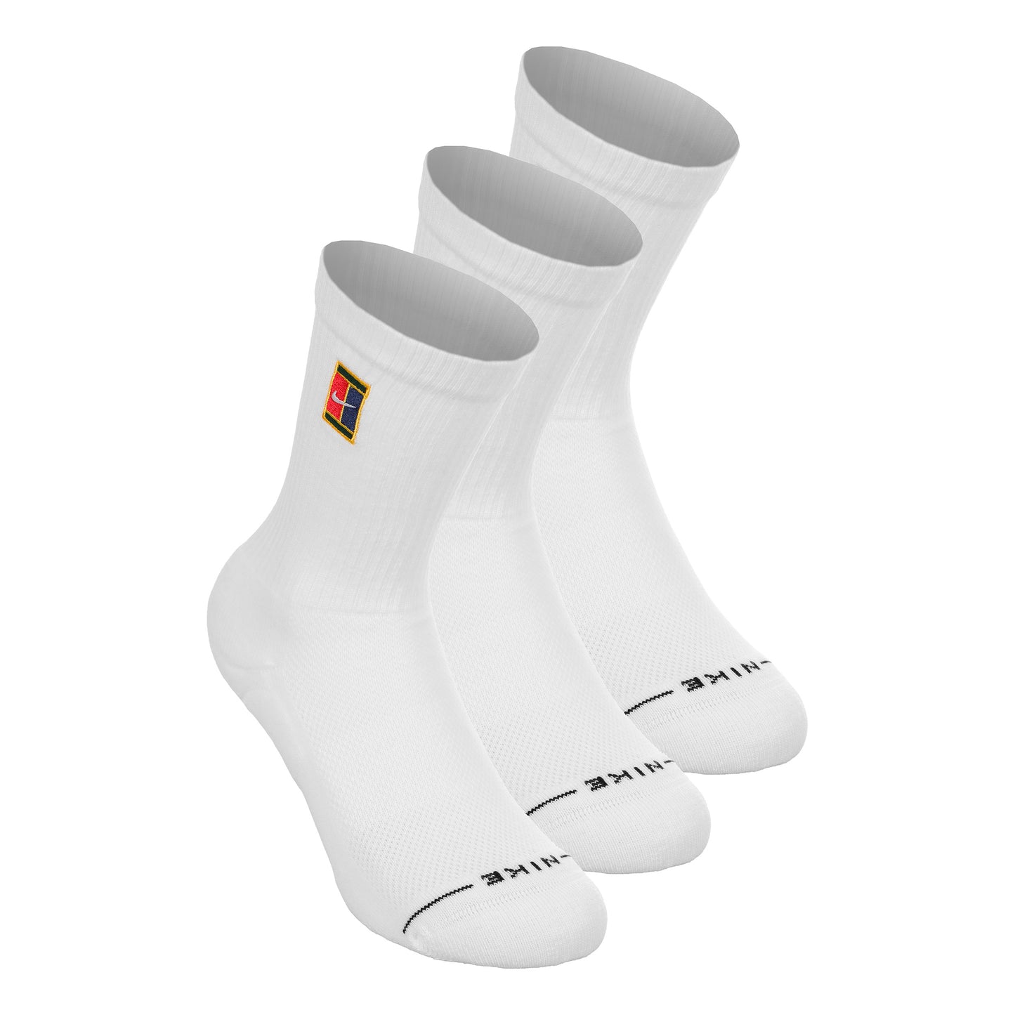 Nike Crew Calcetines de tenis Pack de 3 Unisex - blanco