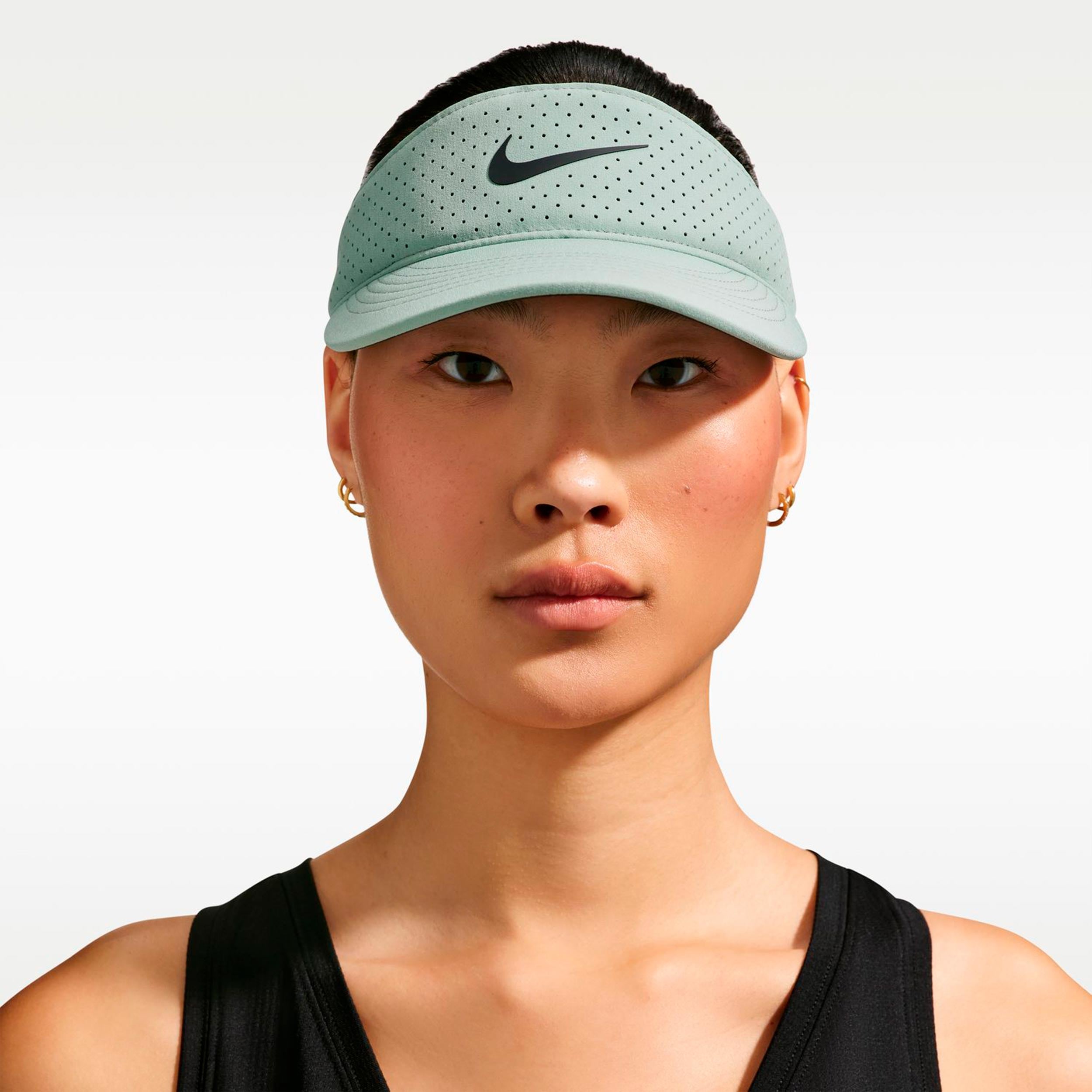 Nike Dri-Fit Advantage Ace Visera Unisex - blanco rot, antracita