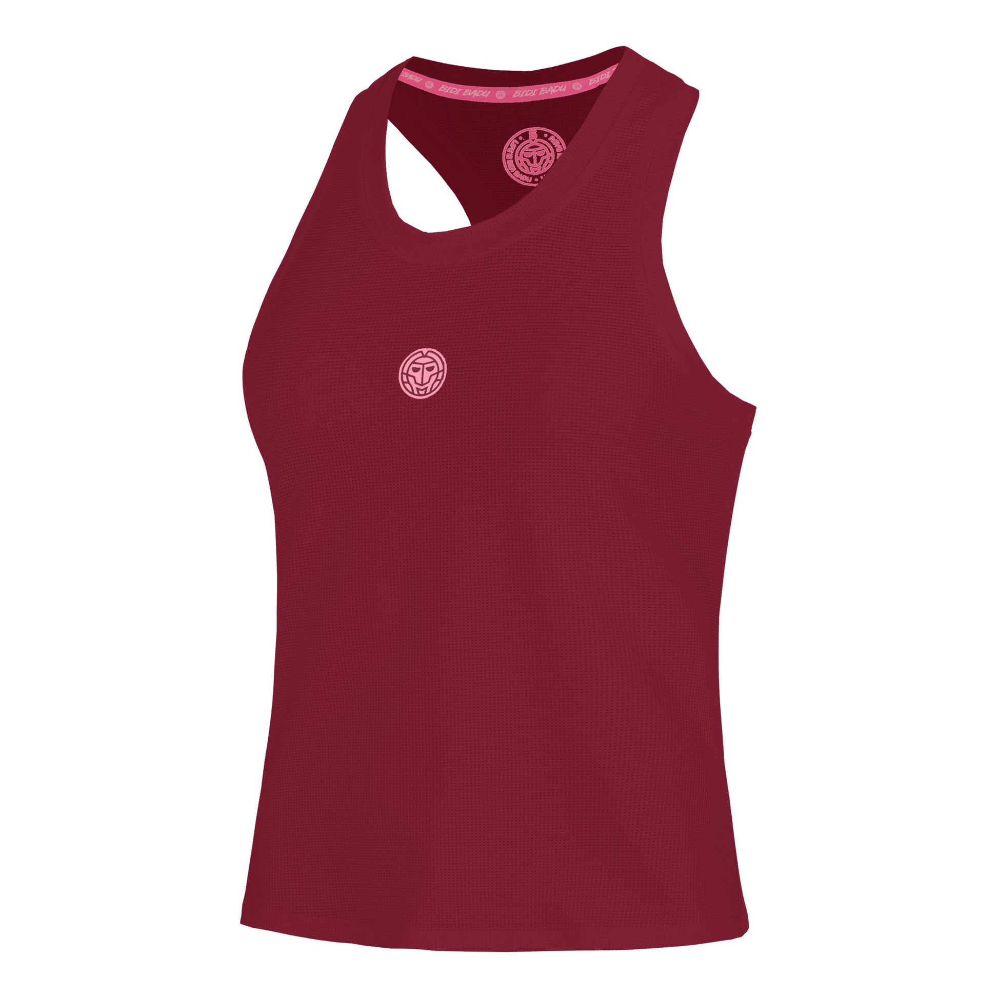 BIDI BADU Freeze Out Racerback Printed  Camiseta de tirantes Mujeres - rojo oscuro