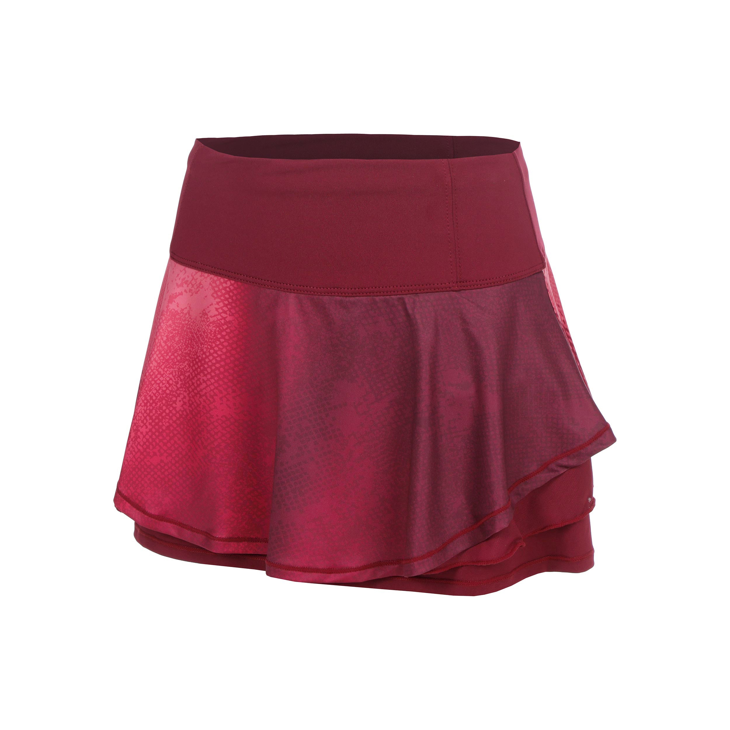 BIDI BADU Freeze Out Layering  Falda Chicas - rojo oscuro, rosa