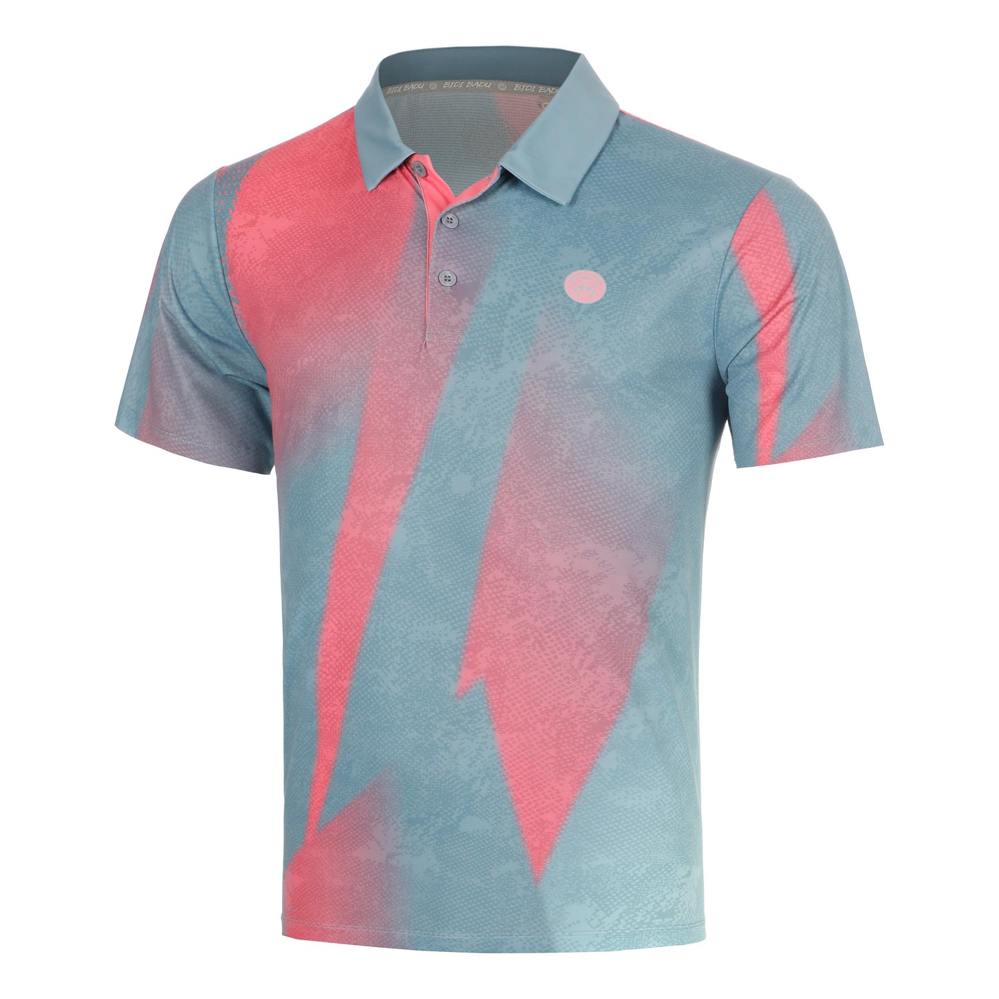 BIDI BADU Freeze Out  Polo Hombres - gris, rosa
