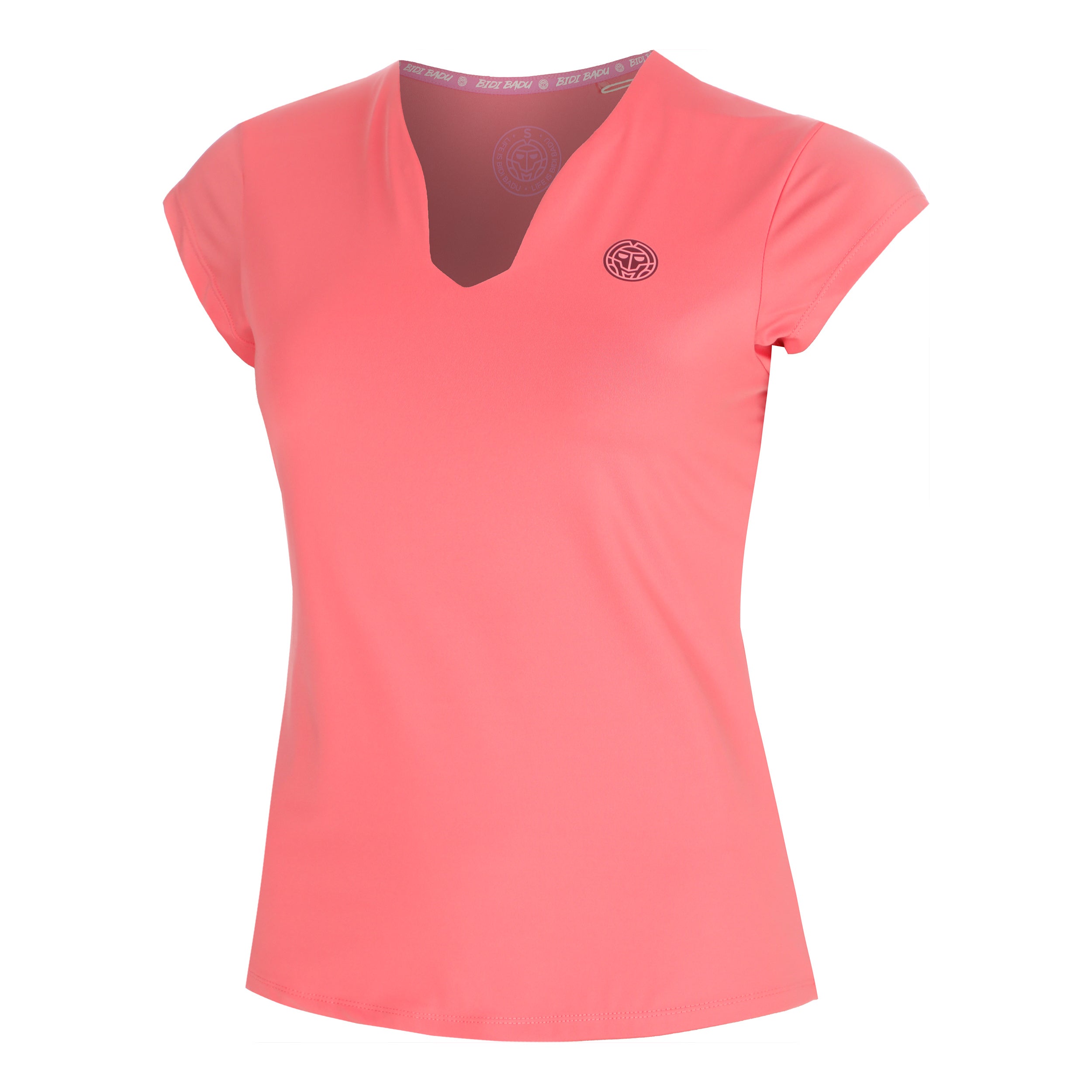 BIDI BADU Freeze Out V-Neck  Camiseta de manga corta Mujeres - rosa