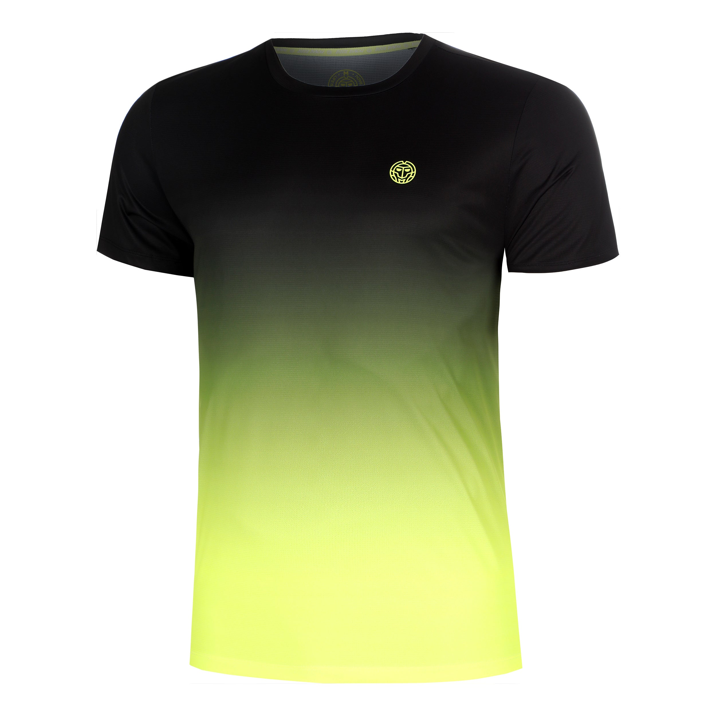 BIDI BADU Night Flash Camiseta de manga corta Hombres - negro, amarillo neón
