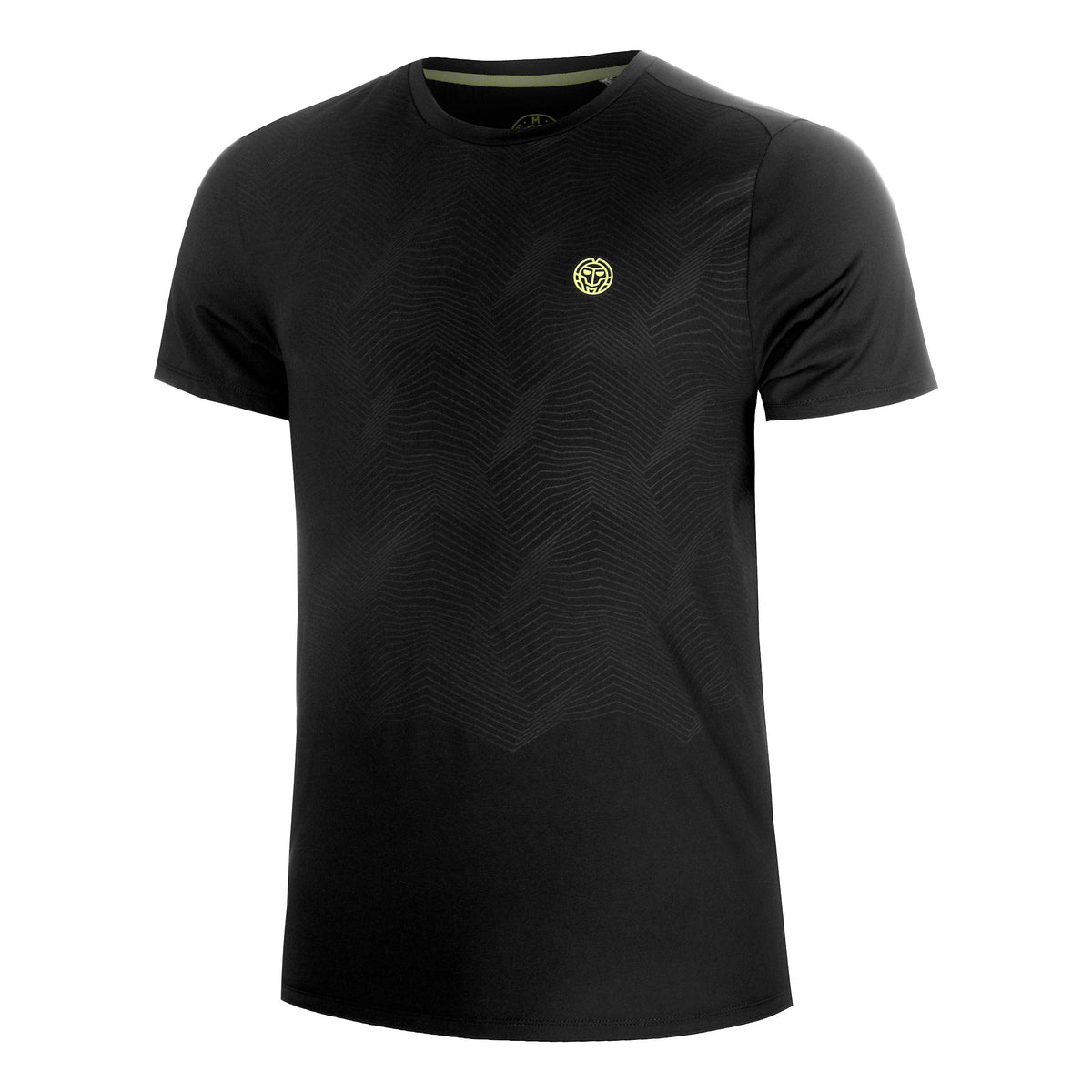 BIDI BADU Night Flash Embossed Camiseta de manga corta Hombres - negro