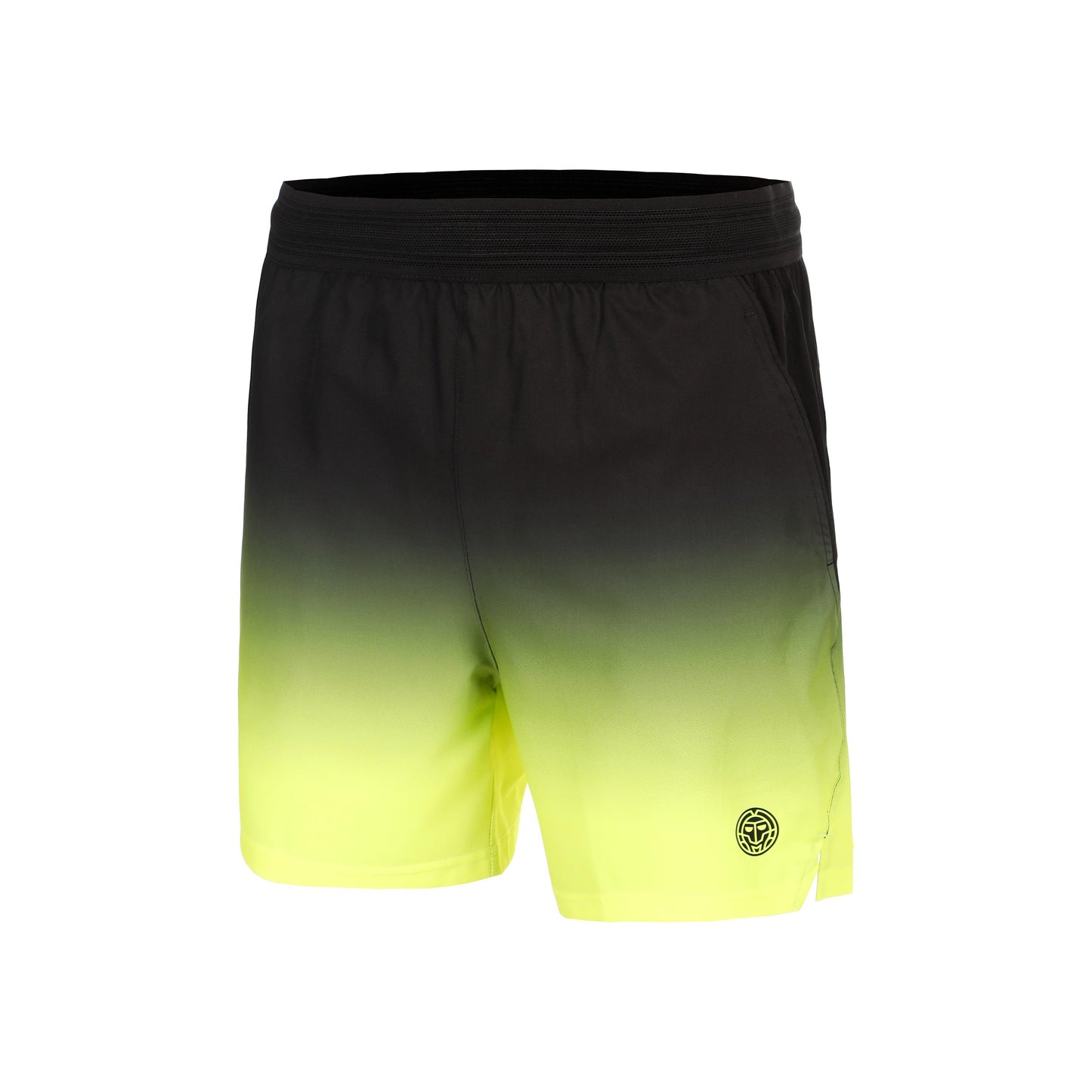 BIDI BADU Night Flash Shorts Hombres - negro, amarillo neón