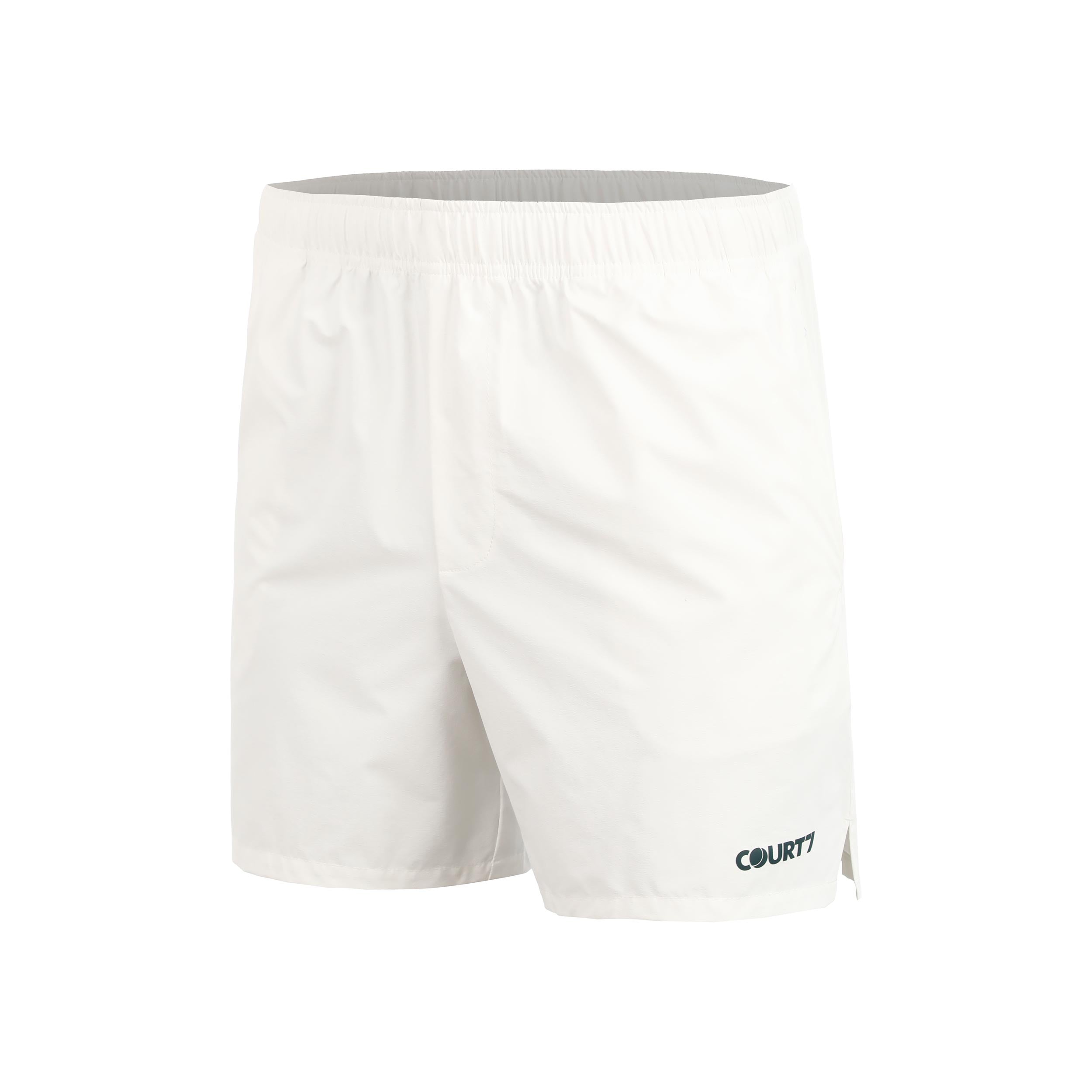 COURT7 Dual Pocket 5in Shorts Hombres - blanco roto