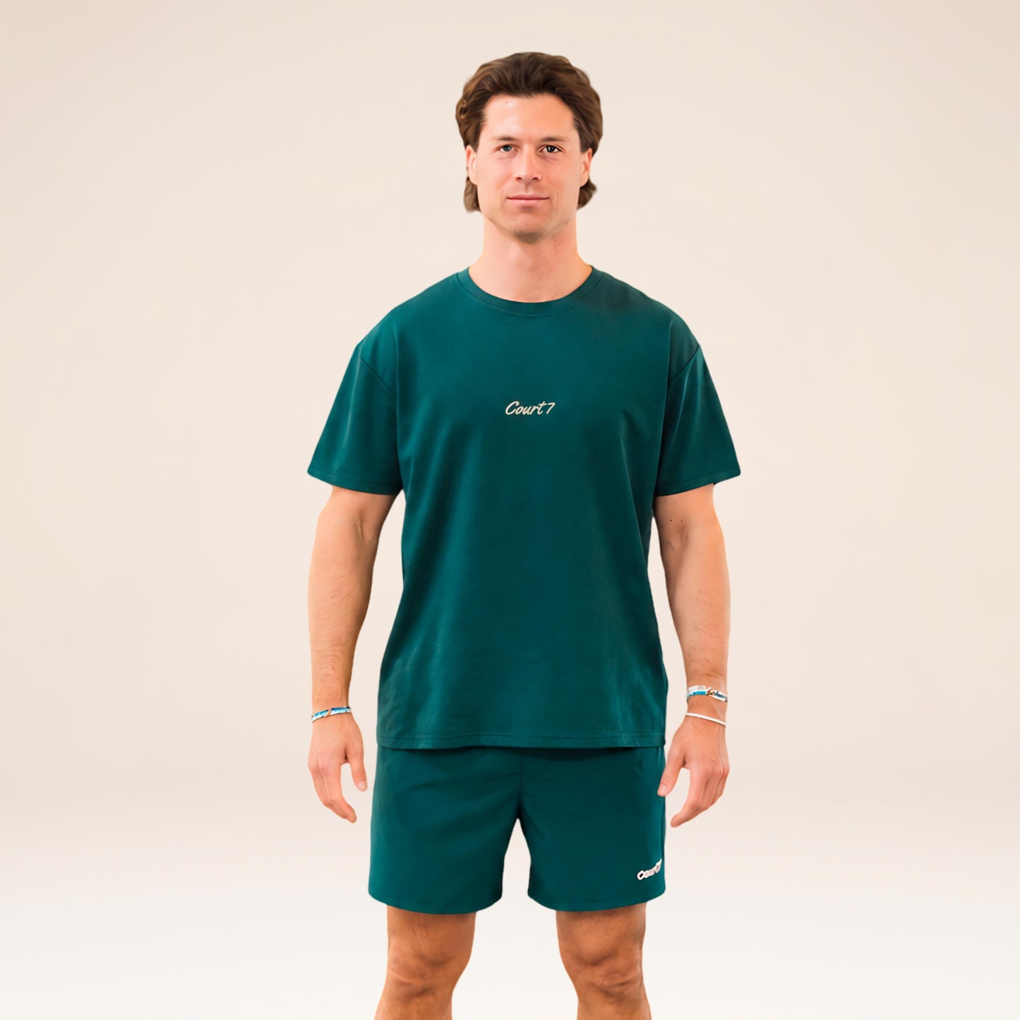 COURT7 AD-IN Basic 2.0 Camiseta de manga corta Unisex - verde oscuro