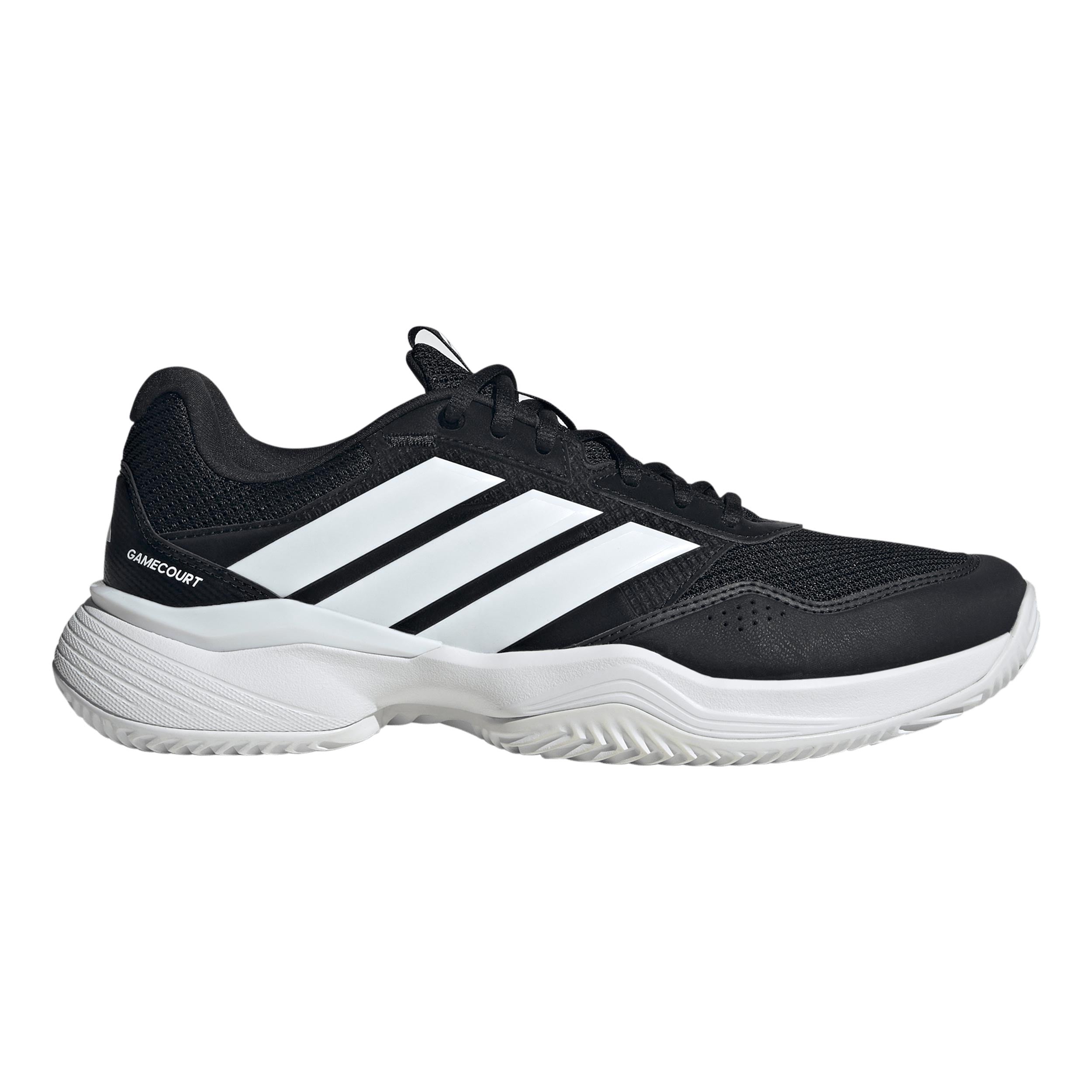 adidas GameCourt 3 Zapatilla tierra batida Hombres - negro, blanco