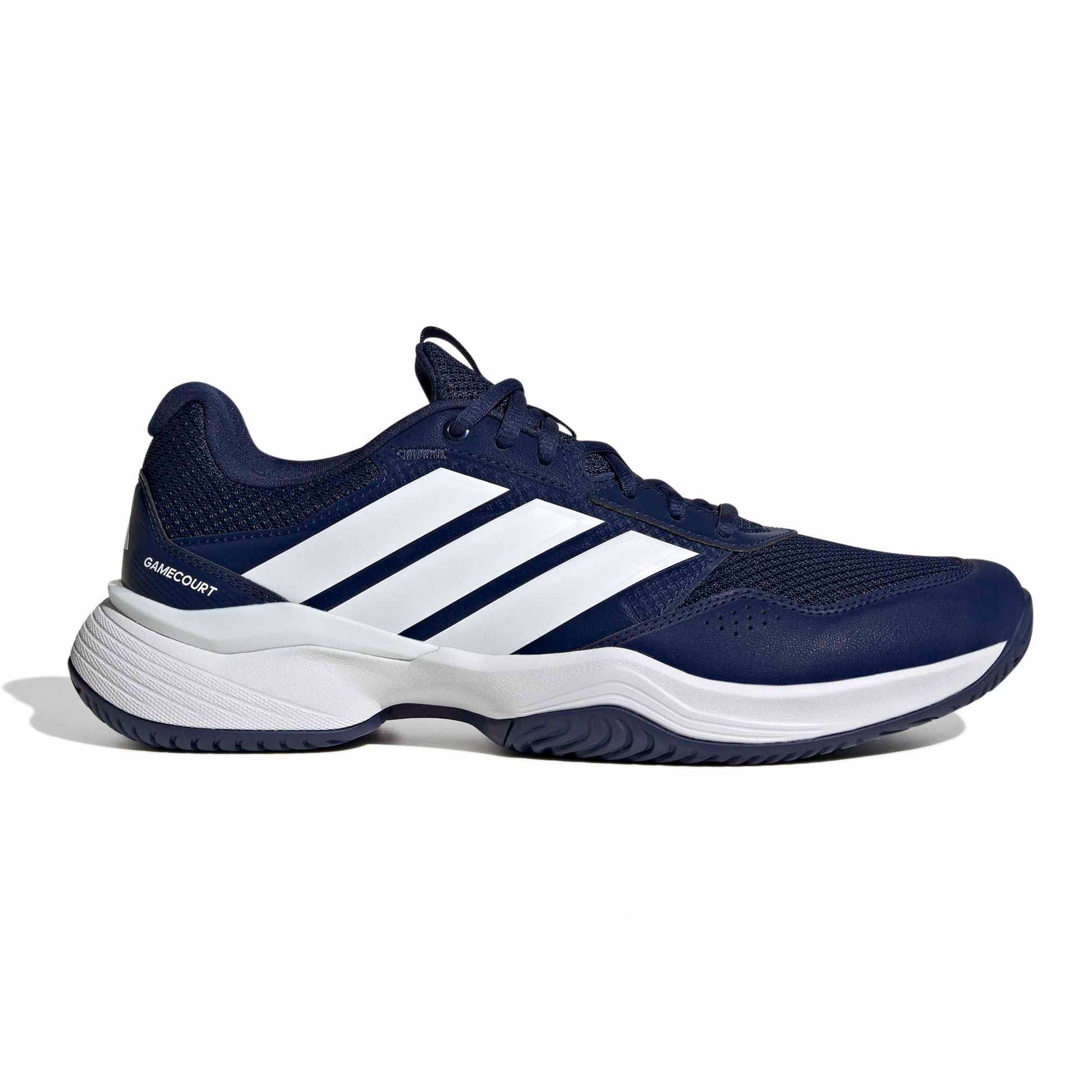 adidas GameCourt 3 Wide Zapatilla todas las superficies Hombres - azul oscuro, blanco