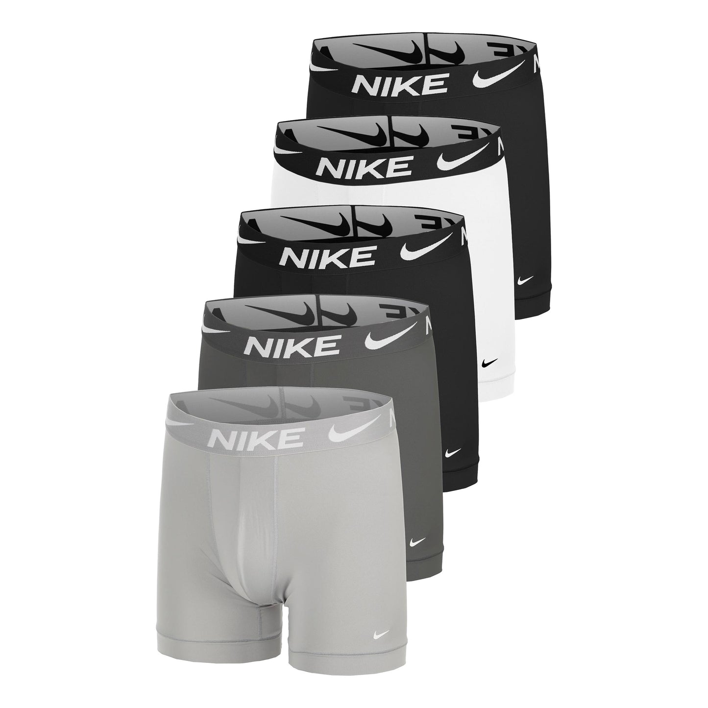 Nike Essential Cotton Stretch Trunk Calzoncillos tipo bóxer Pack de 3 Hombres - gris claro