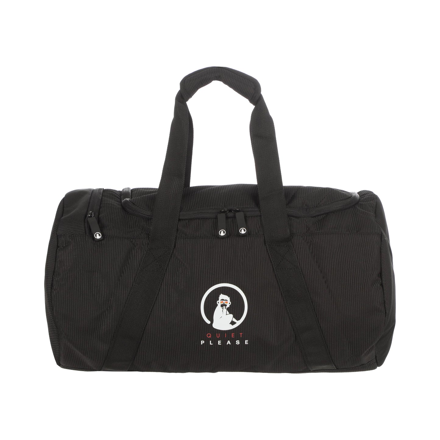 Quiet Please Gym Duffel 30L Bolsa de deporte - negro