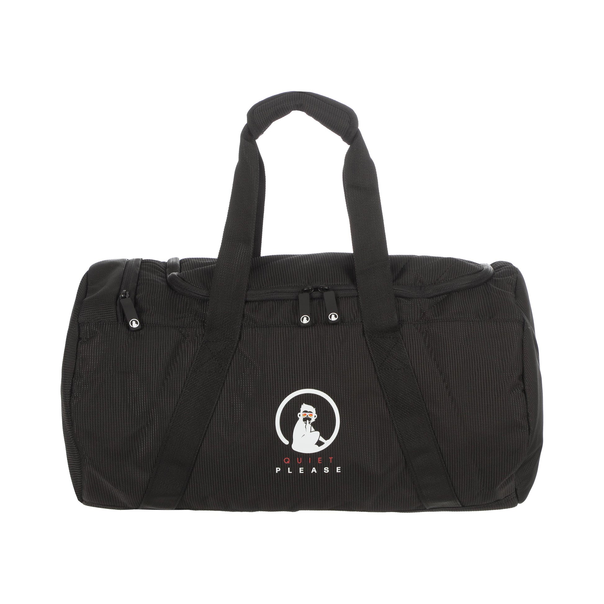 Quiet Please Gym Duffel 30L Bolsa de deporte - negro
