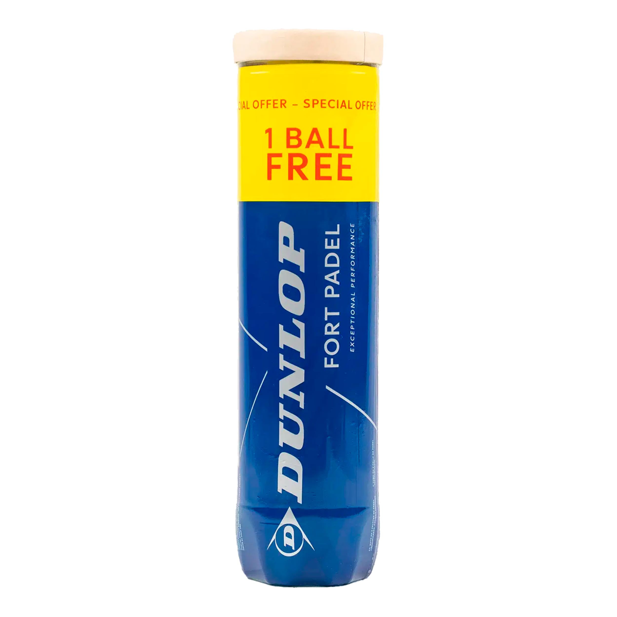 Dunlop Fort Padel Bote de 4 pelotas