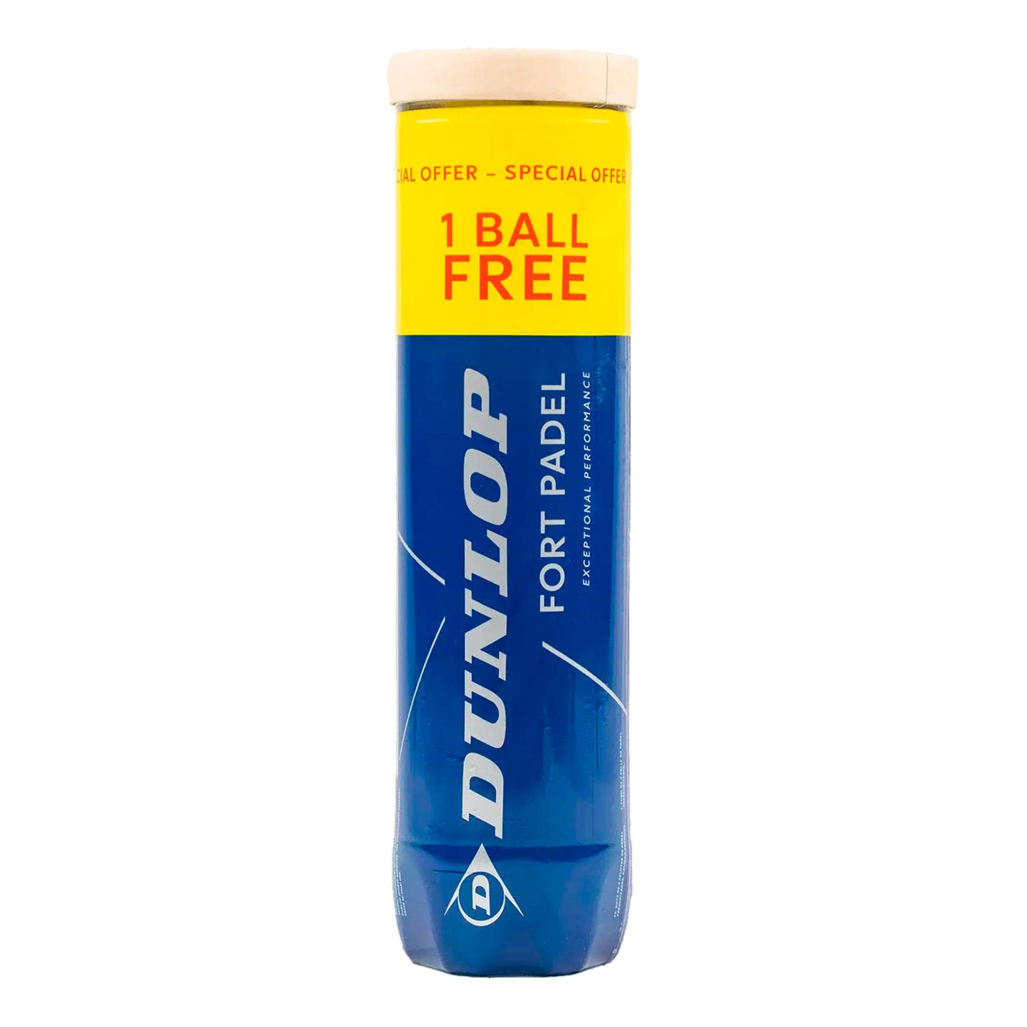 Dunlop Fort Padel Bote de 4 pelotas