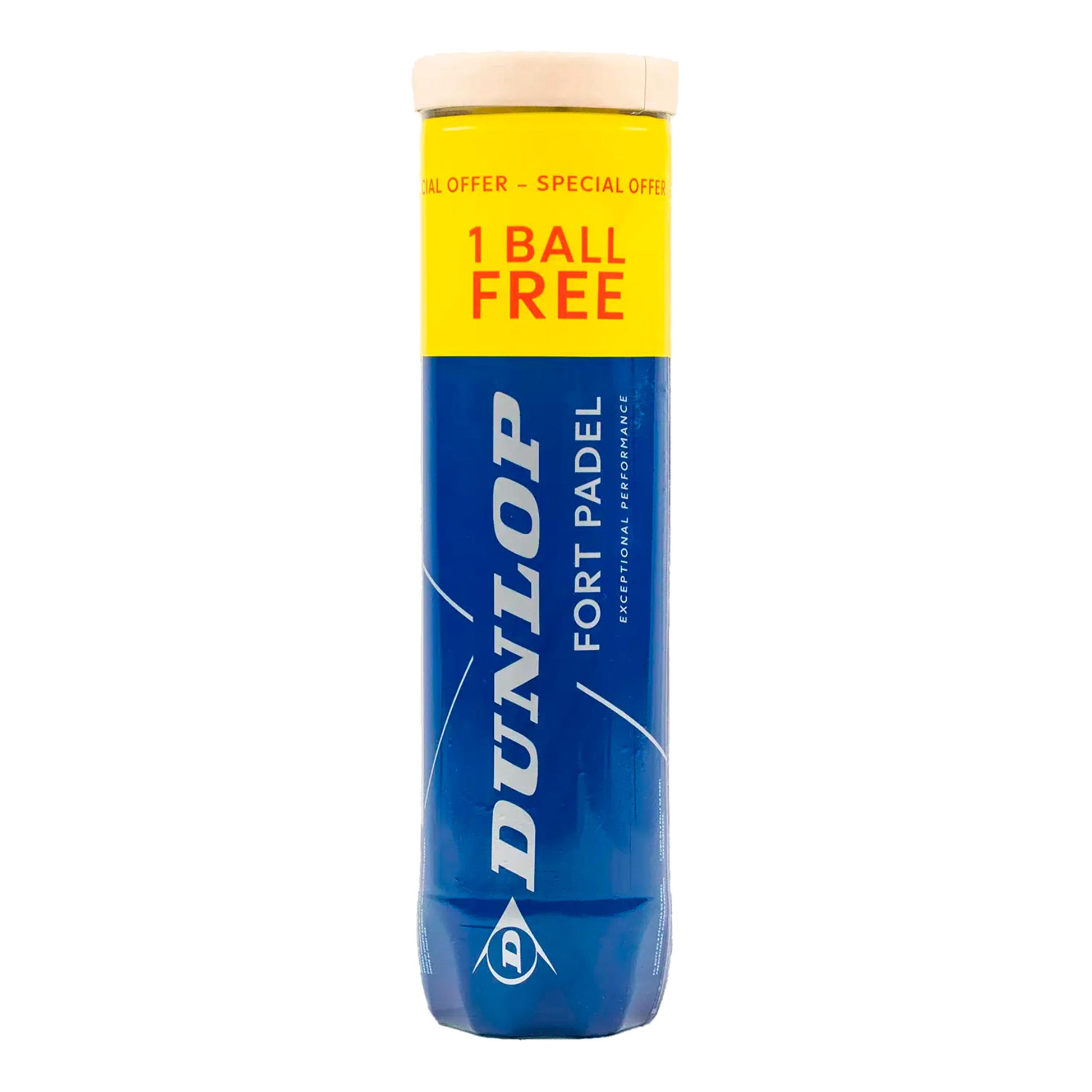 Dunlop Fort Padel Bote de 4 pelotas