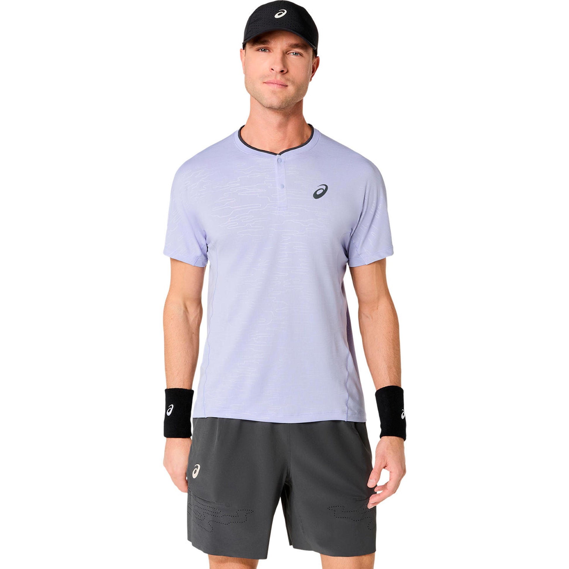 ASICS Match Top Night Energy Camiseta de manga corta Hombres - azul