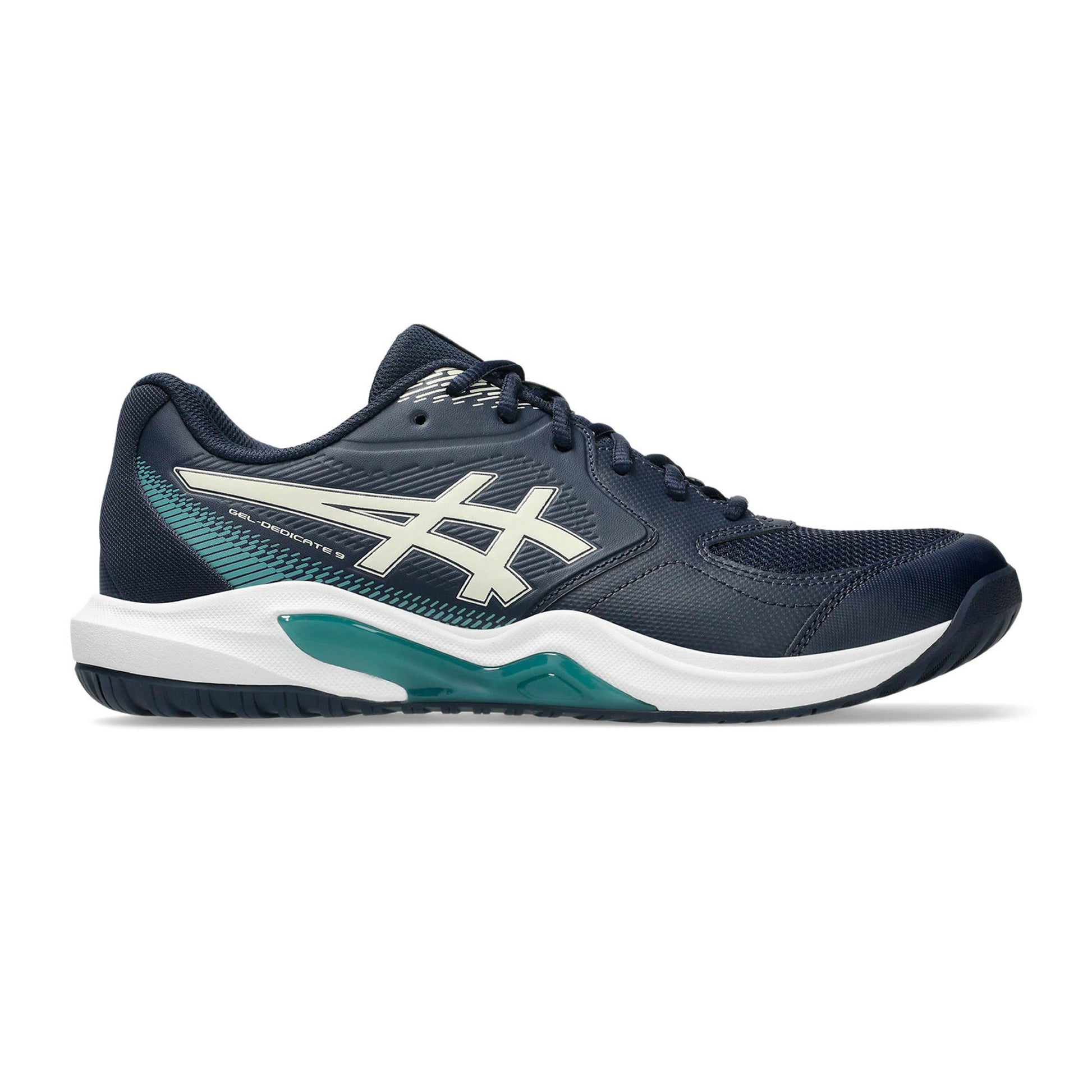 ASICS Gel-Dedicate 9 Zapatilla todas las superficies Hombres - azul oscuro, blanco