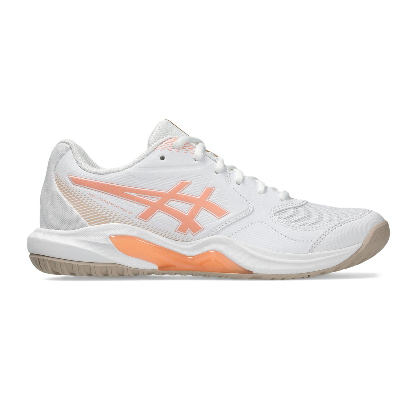 ASICS Gel-Dedicate 9 Zapatilla todas las superficies Mujeres - blanco, albaricoque