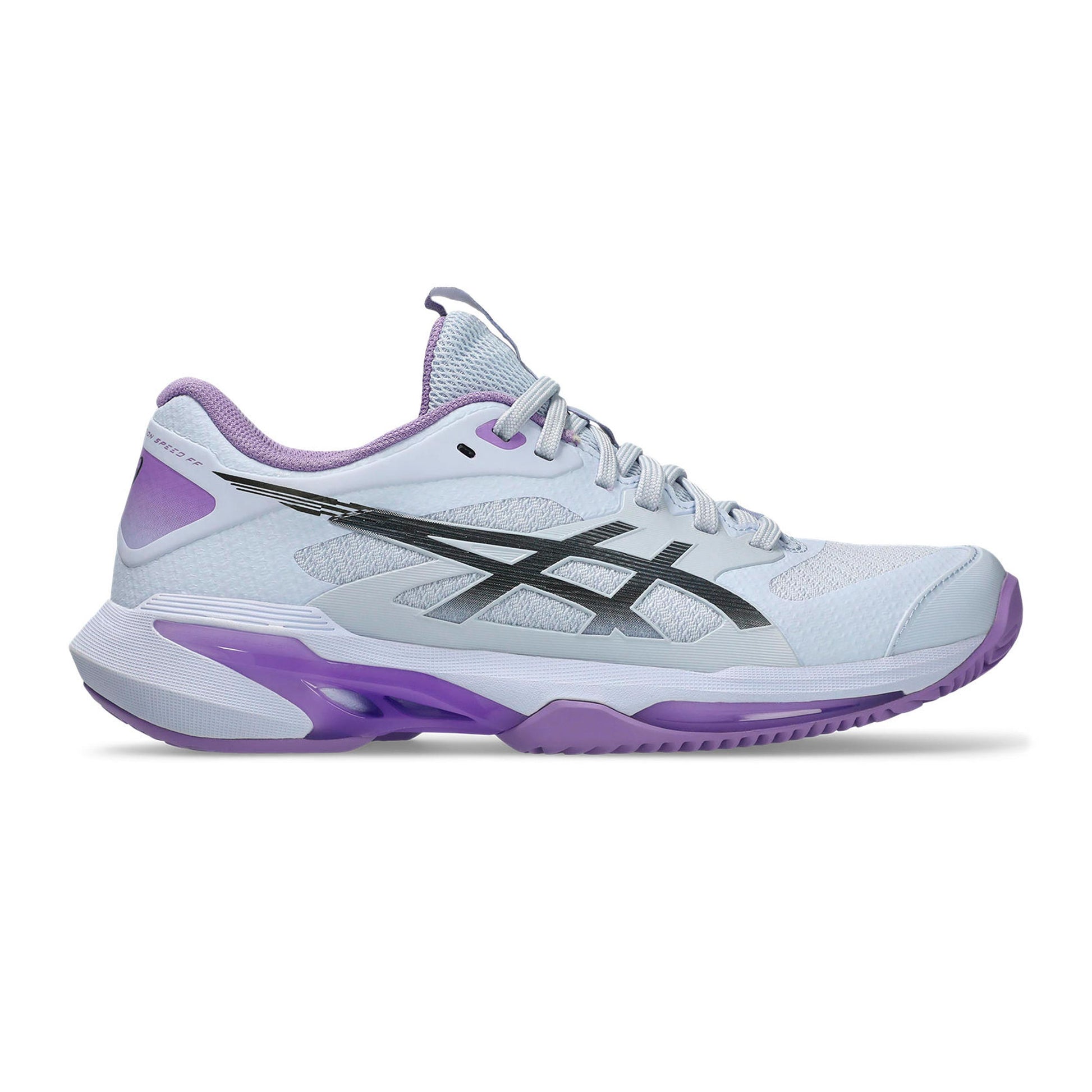 ASICS Solution Speed FF 4 Night Energy Zapatilla tierra batida Mujeres - azul claro, morado