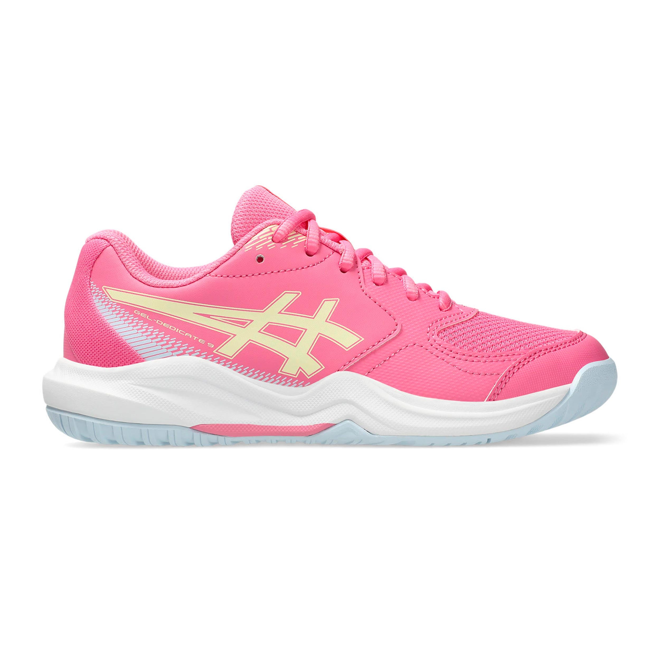 ASICS Gel-Dedicate 9 GS Zapatilla todas las superficies Niños - rosa, amarillo