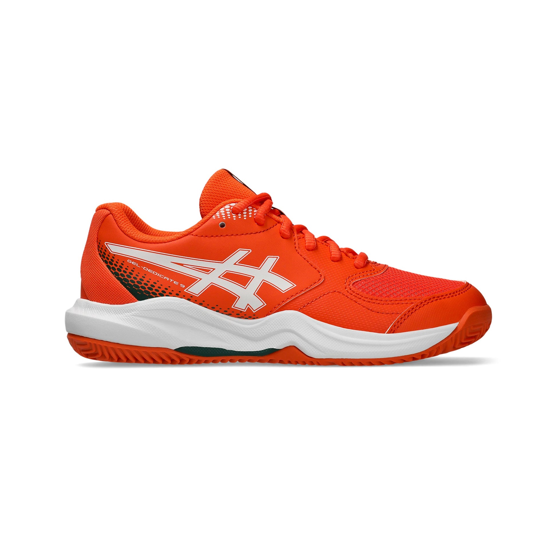 ASICS Gel-Dedicate 9 GS Zapatilla de pádel Niños - naranja neón, blanco