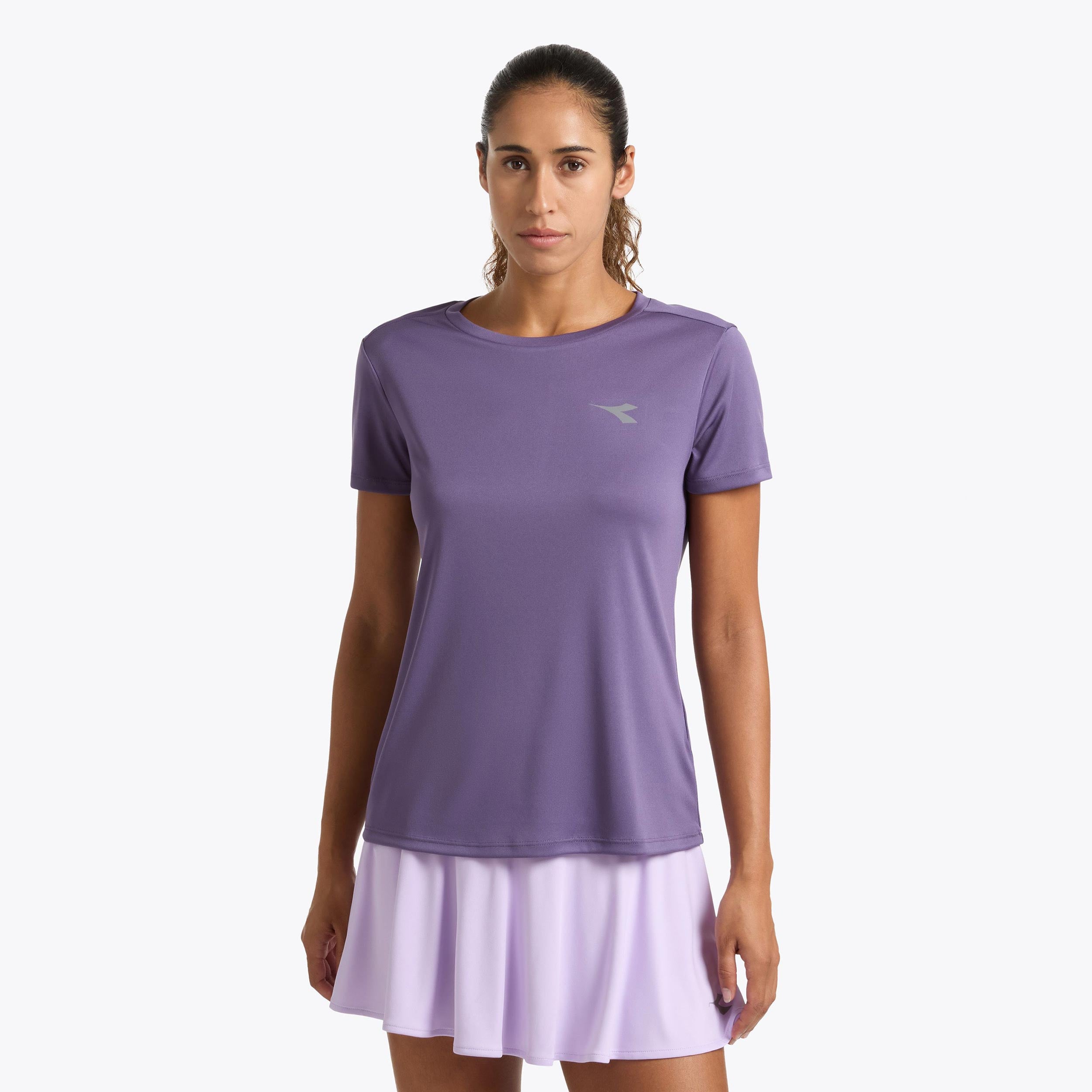 Diadora Court Camiseta de manga corta Mujeres - violeta