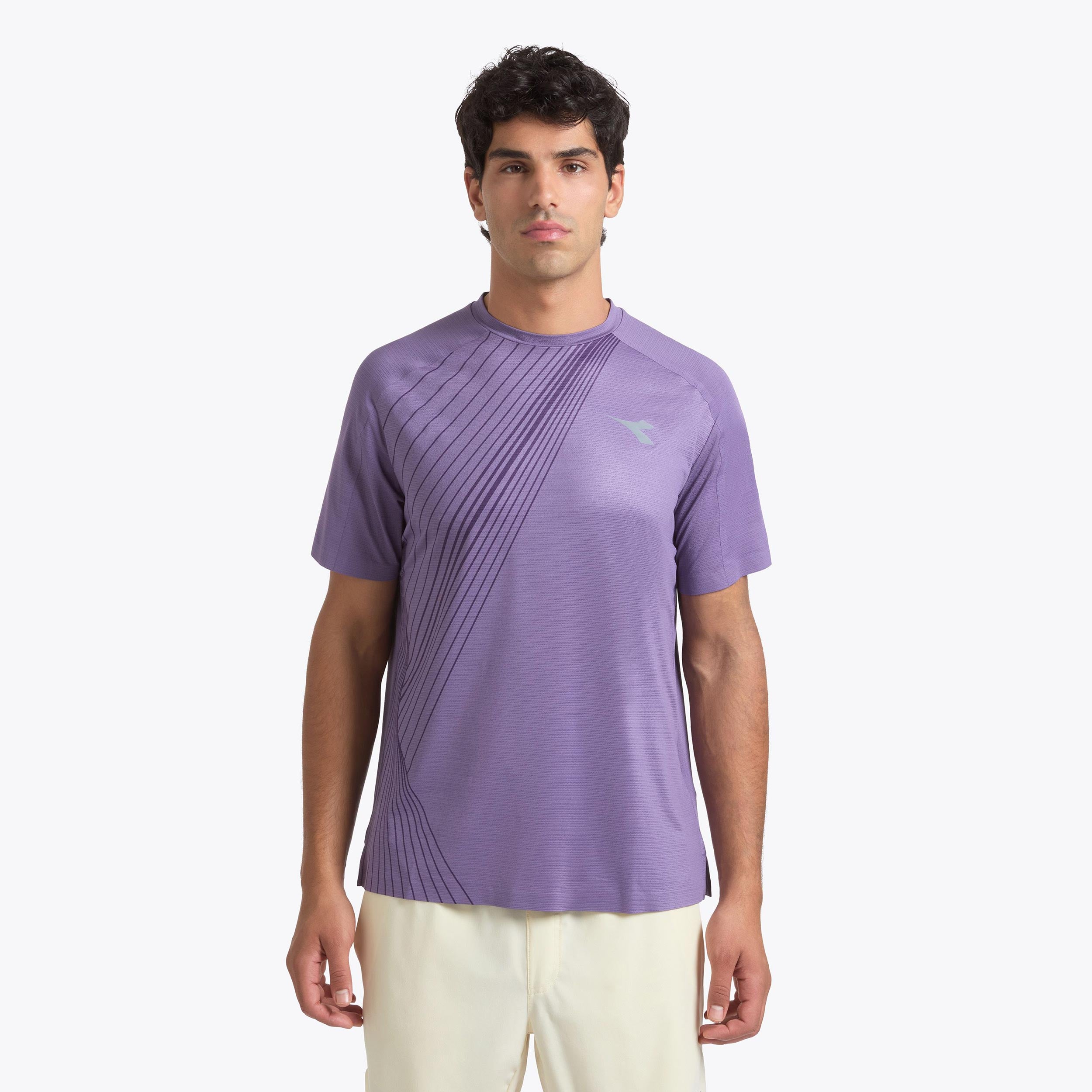 Diadora Fibrazero Camiseta de manga corta Hombres - violeta