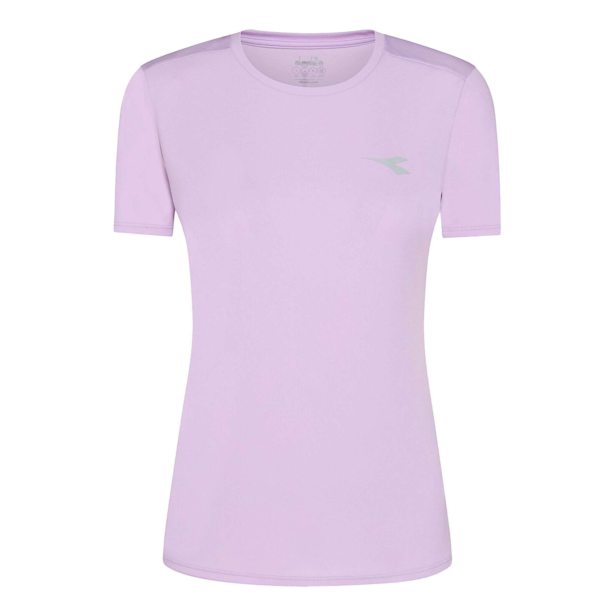 Diadora Run Camiseta de manga corta Mujeres - morado