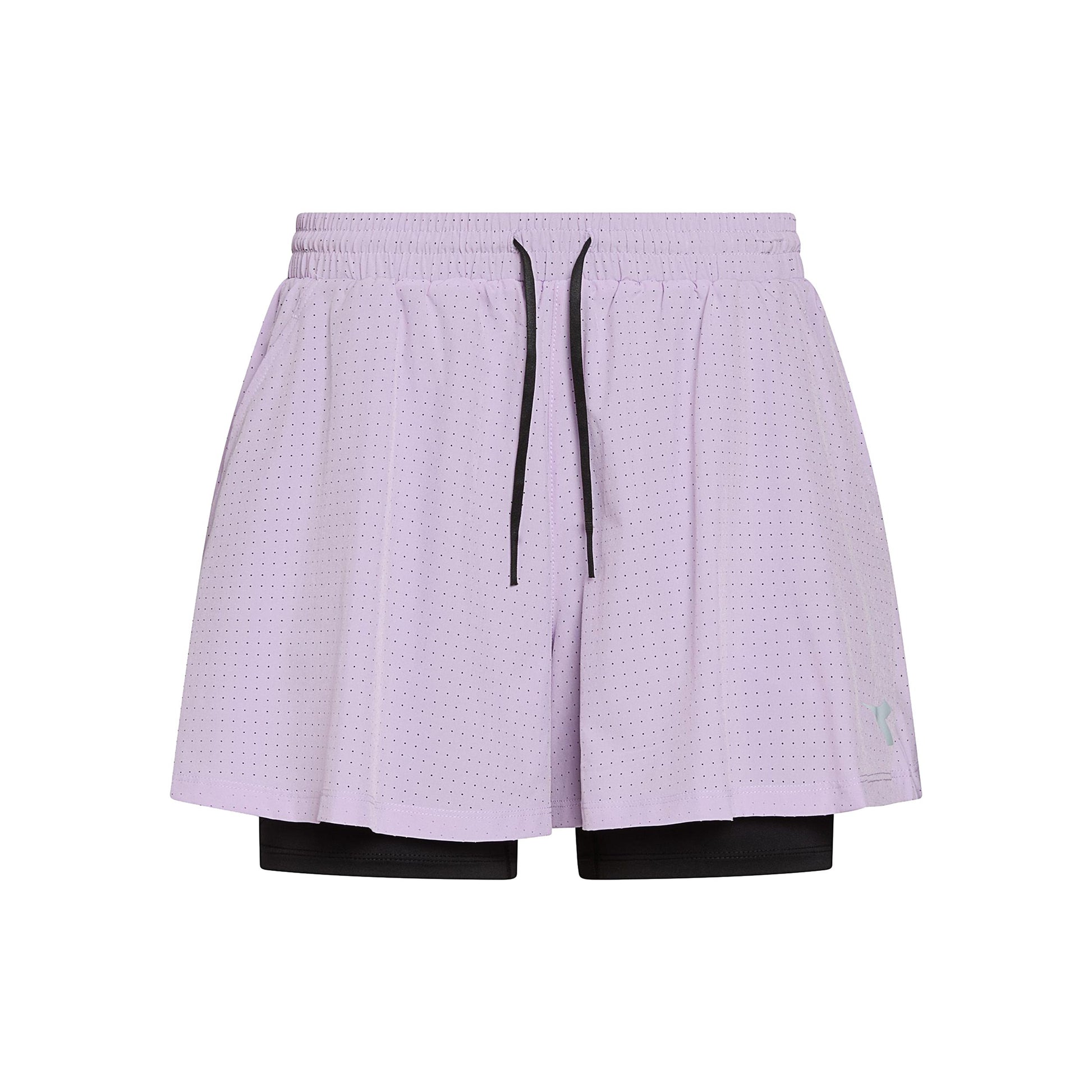 Diadora 2in1 Shorts Mujeres - morado