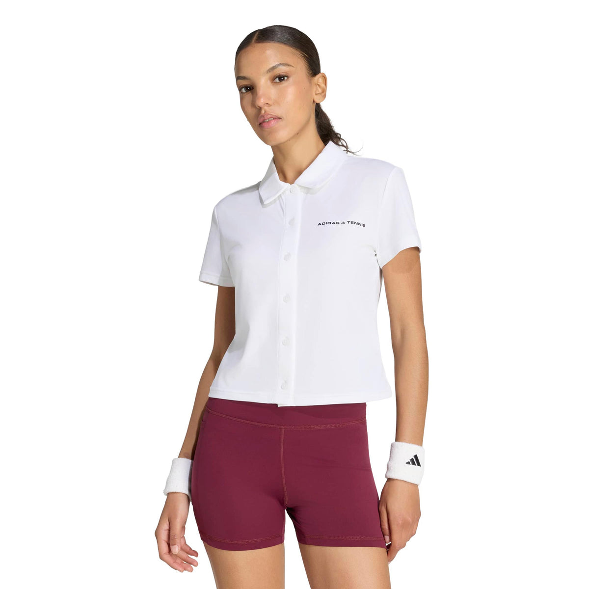 adidas Polo Mujeres - blanco