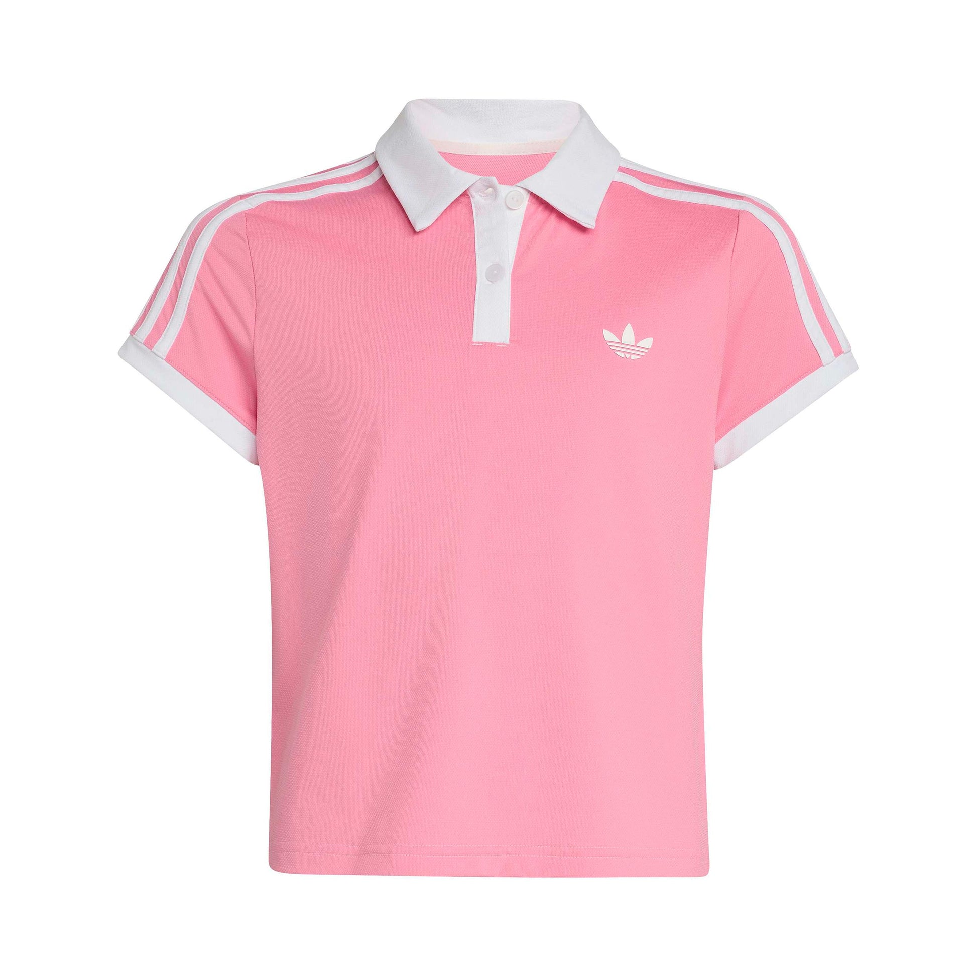 adidas Classics Polo Niños - rosa pastel, blanco