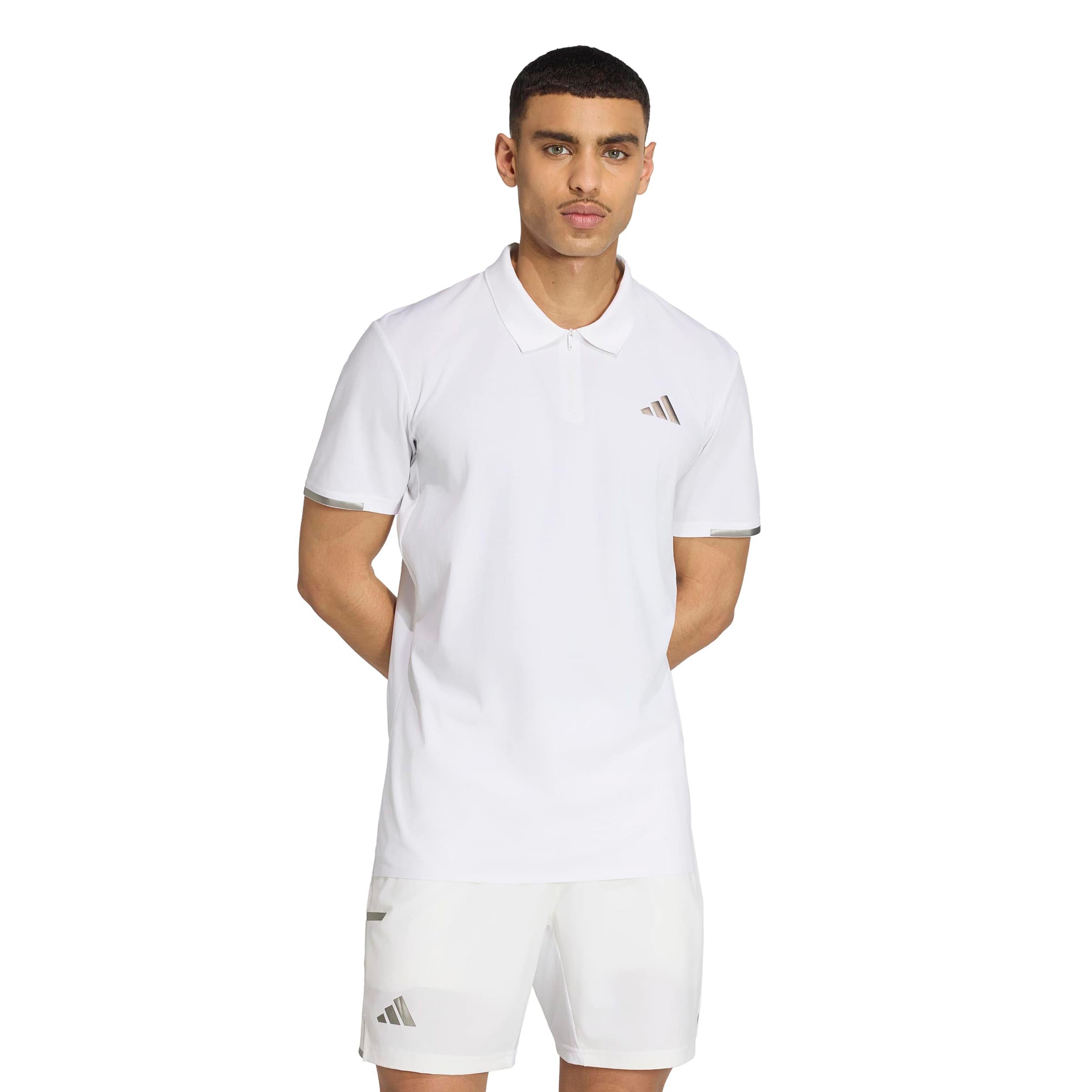 adidas Freelift Pro Polo Hombres - blanco, plateado