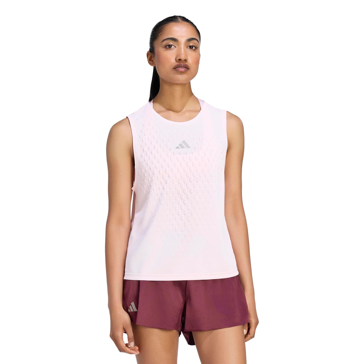 adidas 3D Pro Camiseta de tirantes Mujeres - rosa pastel, plateado