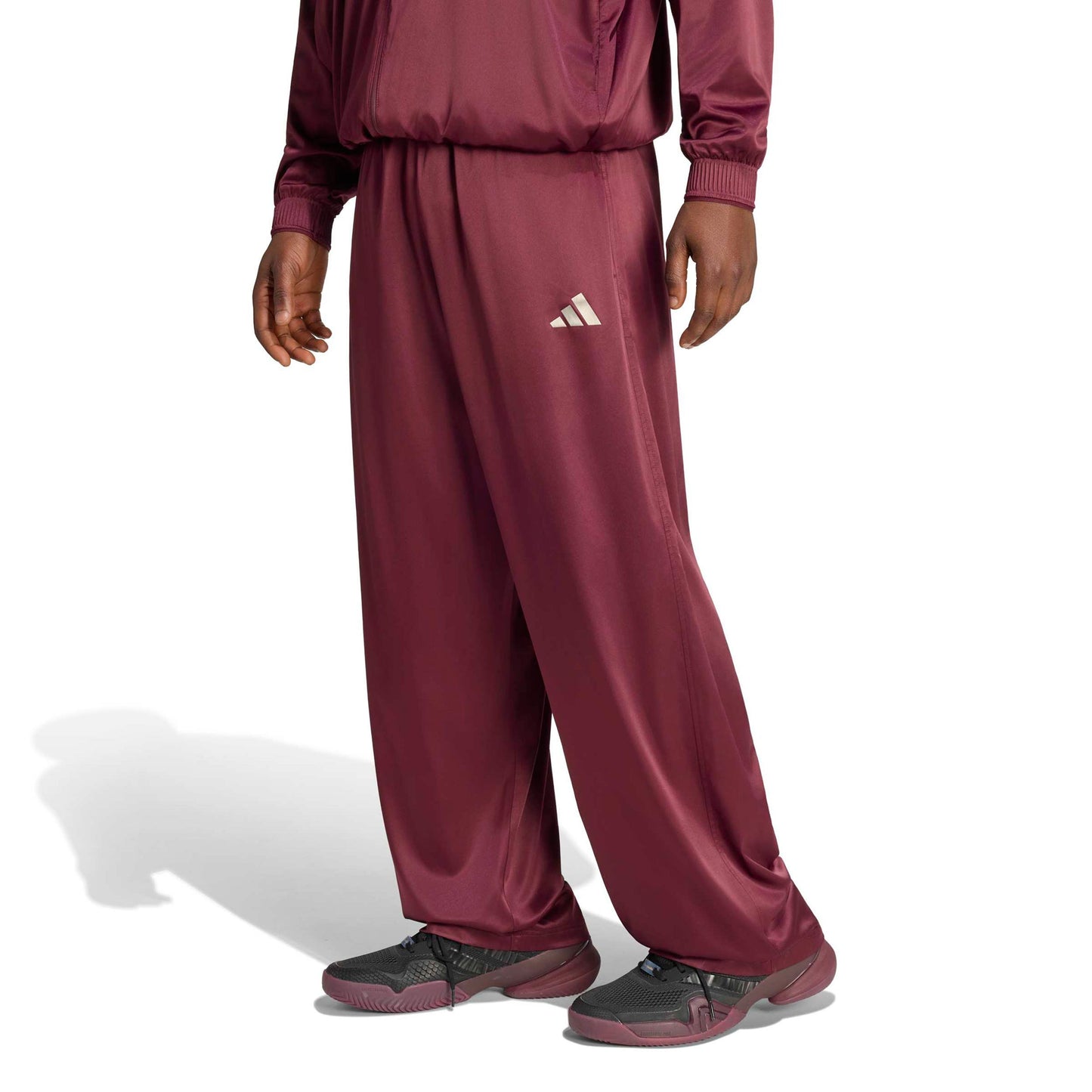 adidas Cover Up Pantalón de entrenamiento Hombres - rojo vino